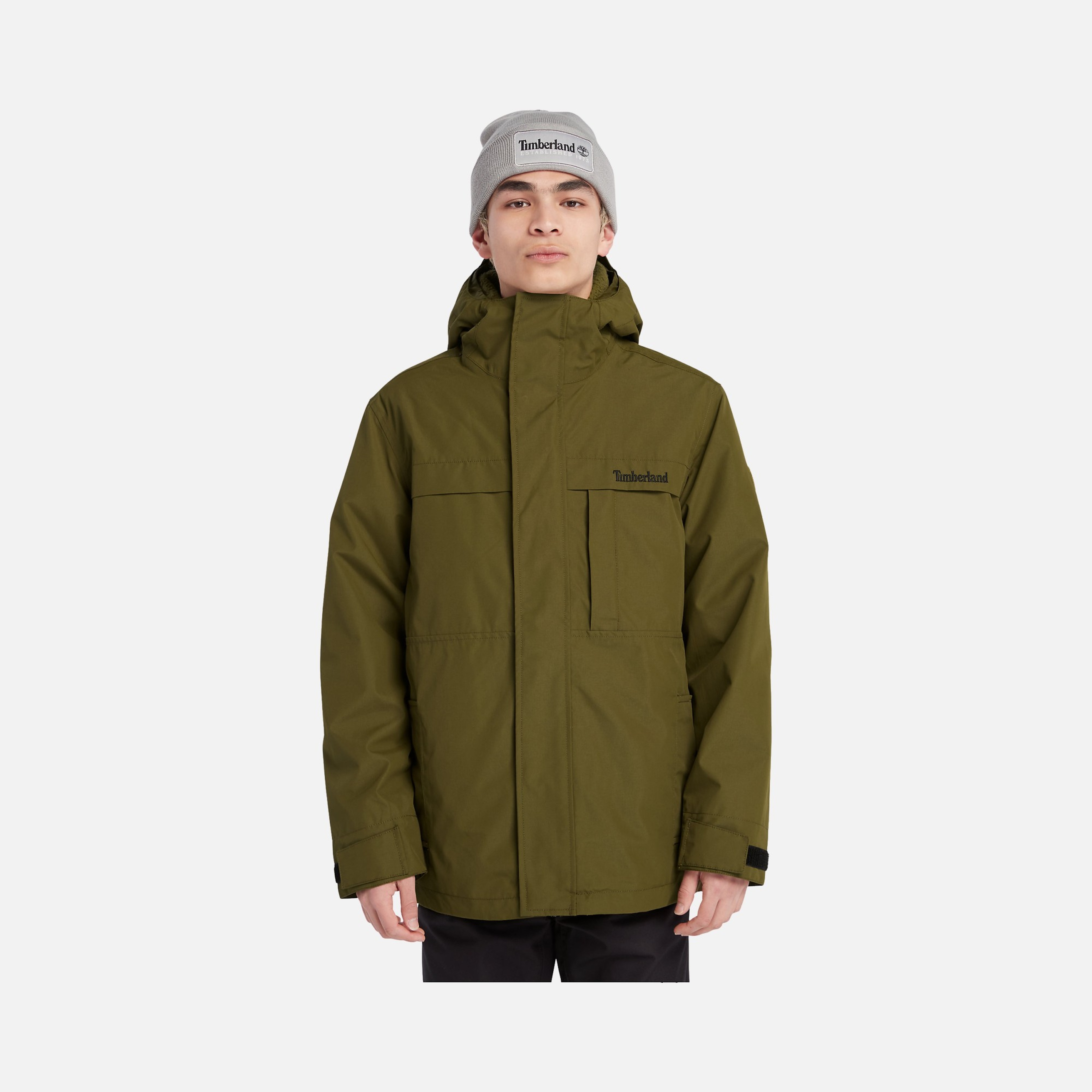 Timberland Sportswear Water Resistant 3in1 Full-Zip Hoodie Erkek Ceket