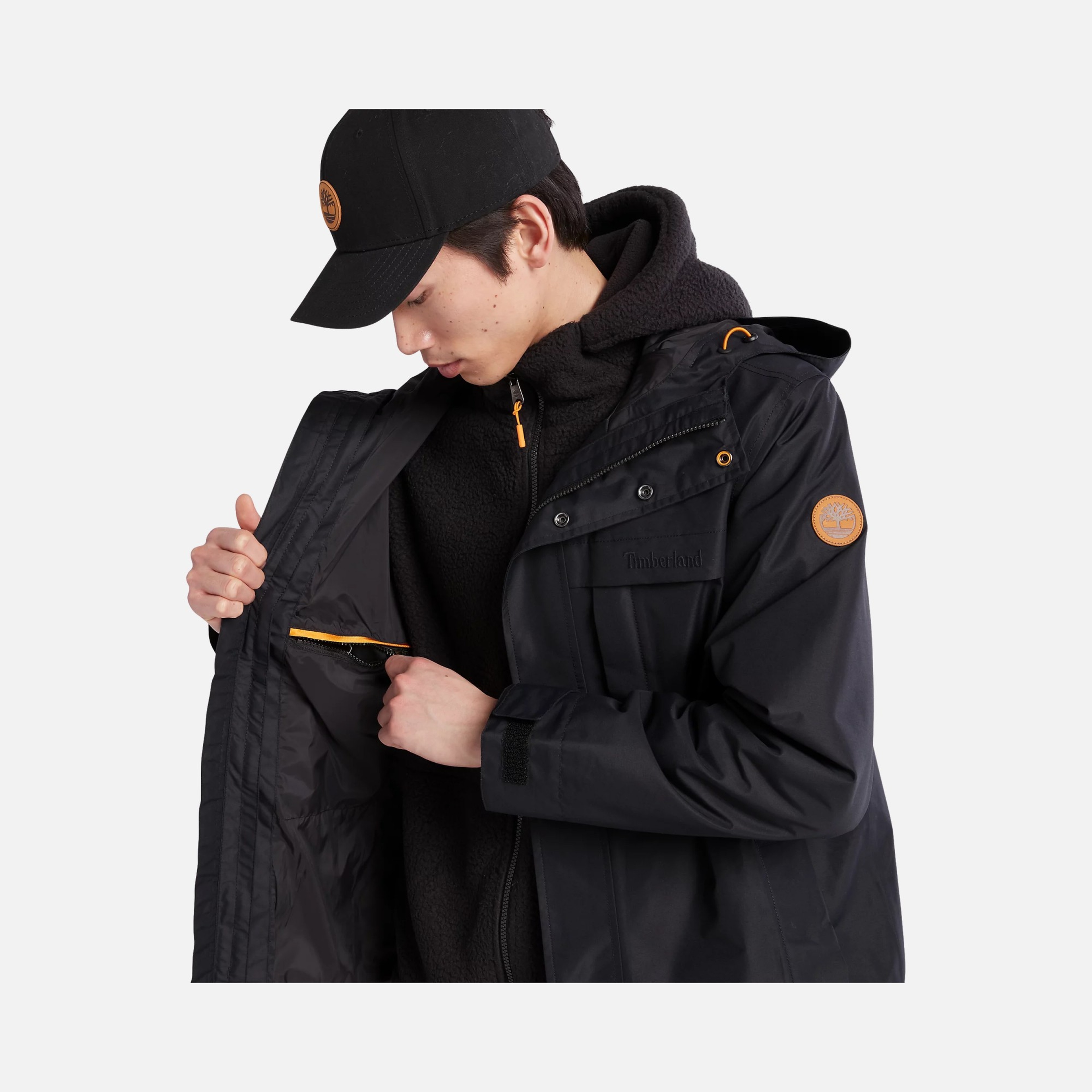 Timberland Sportswear Water Resistant 3in1 Full-Zip Hoodie Erkek Ceket