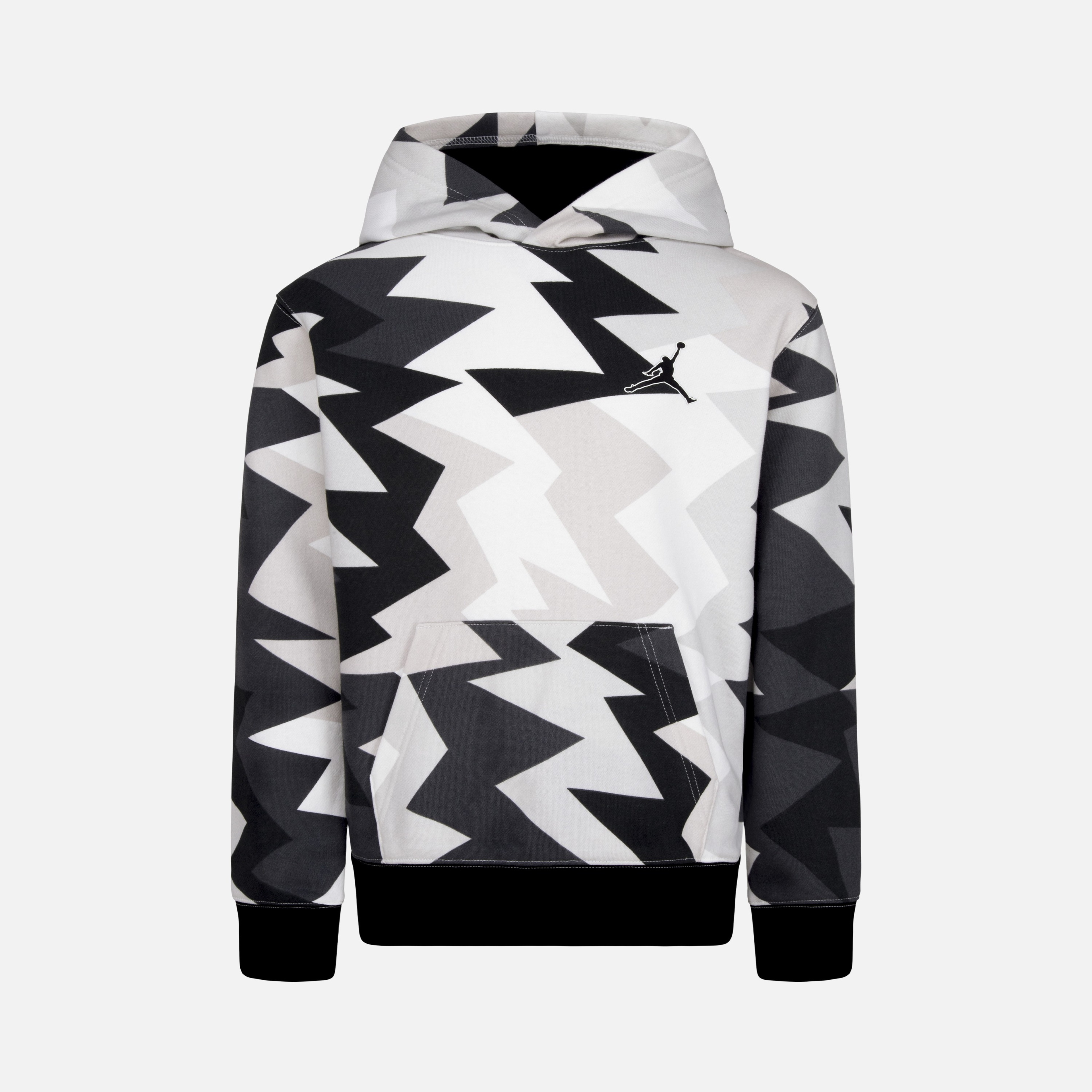 Nike Jordan MJ Flight MVP French Terry All-Over Print Pullover Hoodie Çocuk Sweatshirt