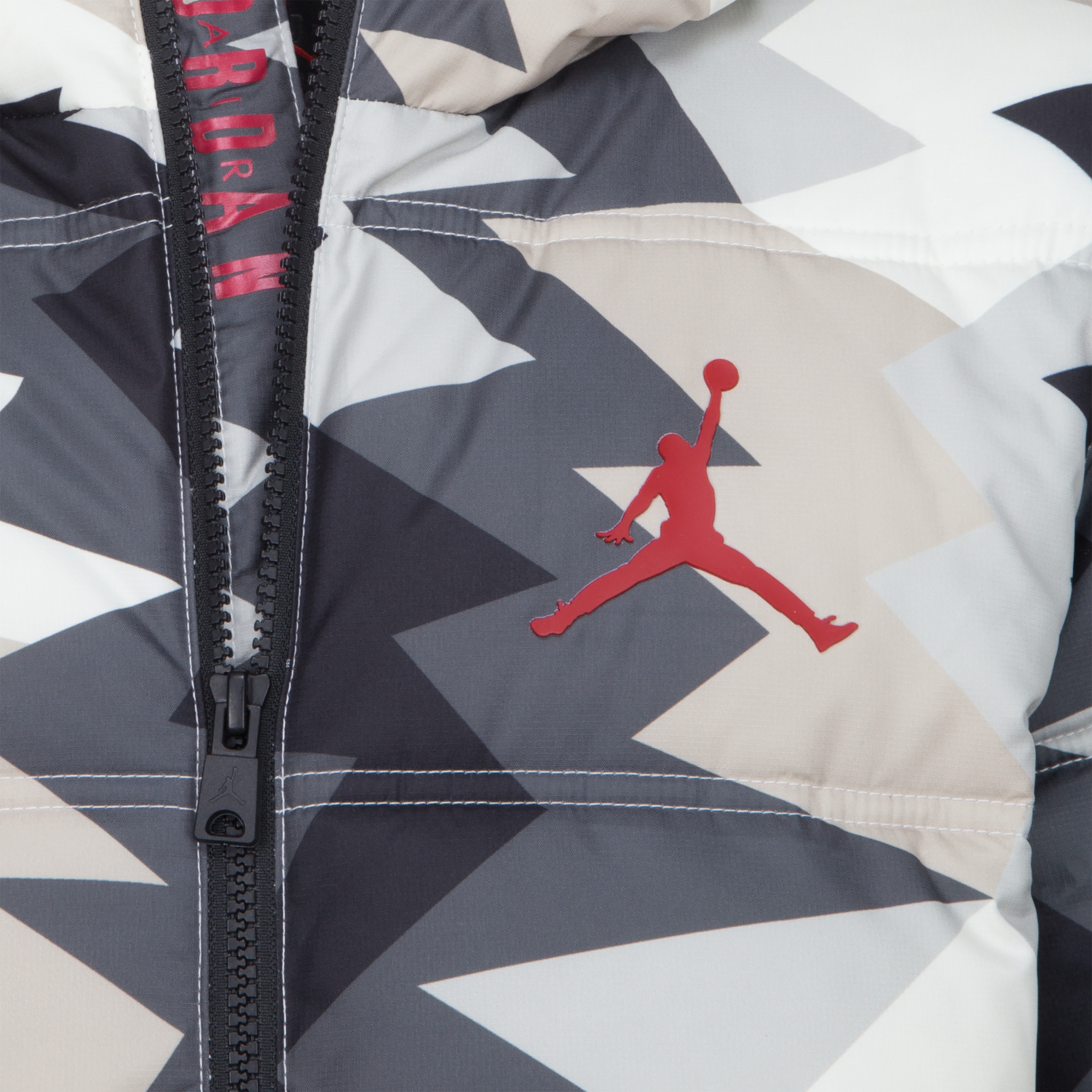 Nike Jordan Bloced All-Over Print Essential Puffer Full-Zip Hoodie Çocuk Mont