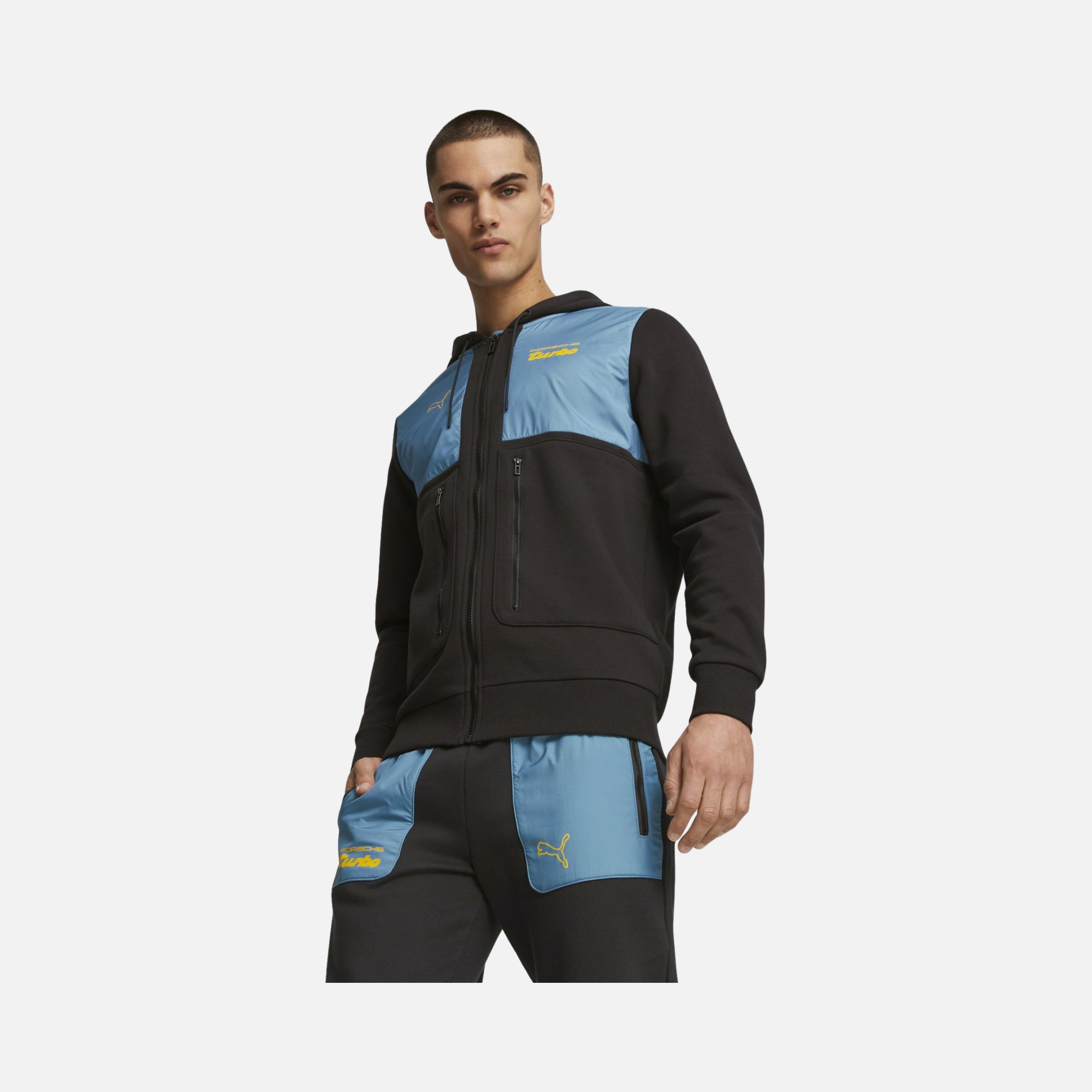 Puma Sportswear Porsche Legacy Hooded Full-Zip Erkek Sweatshırt