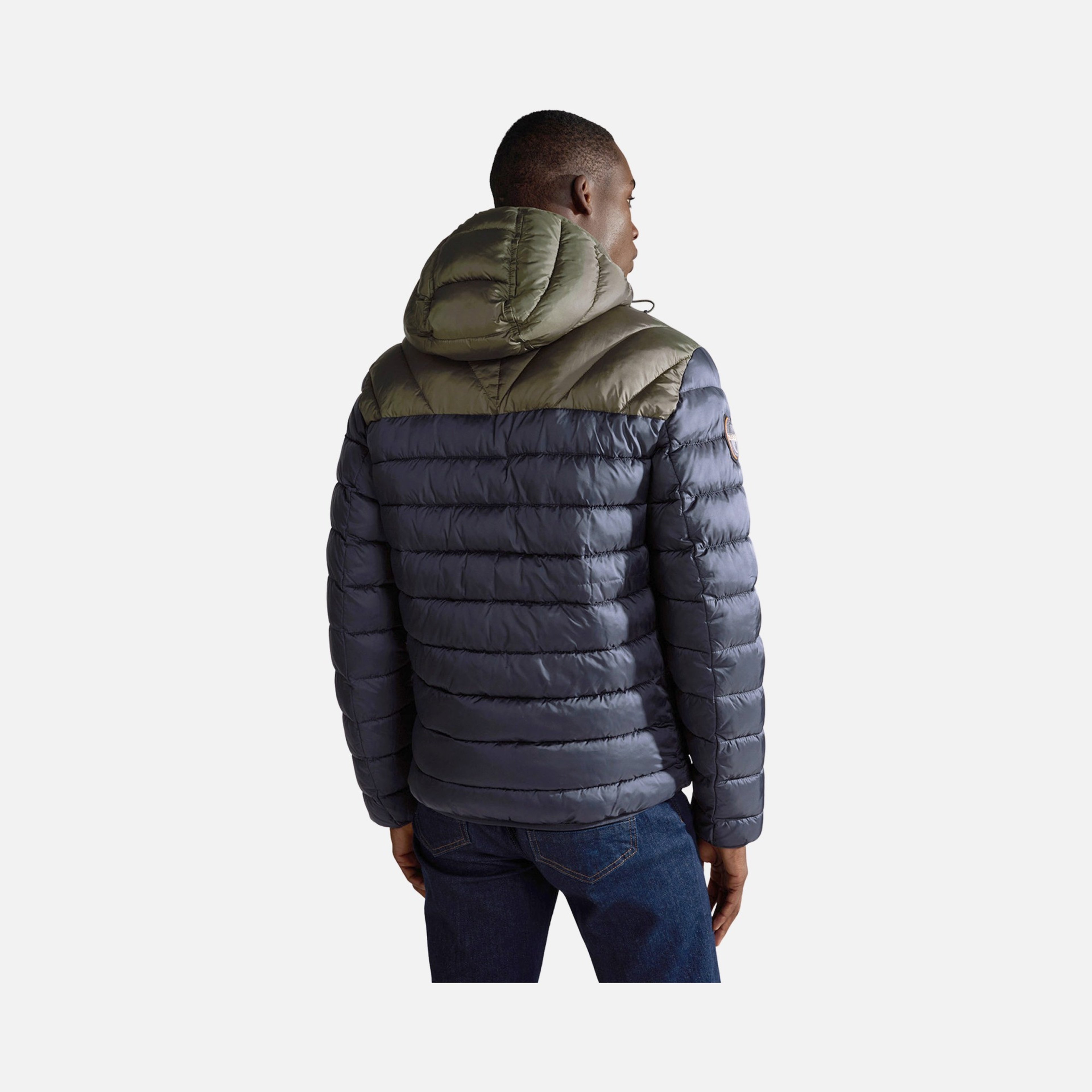 Napapijri Sportswear Aerons Colorblock Full-Zip Hoodie Erkek Ceket