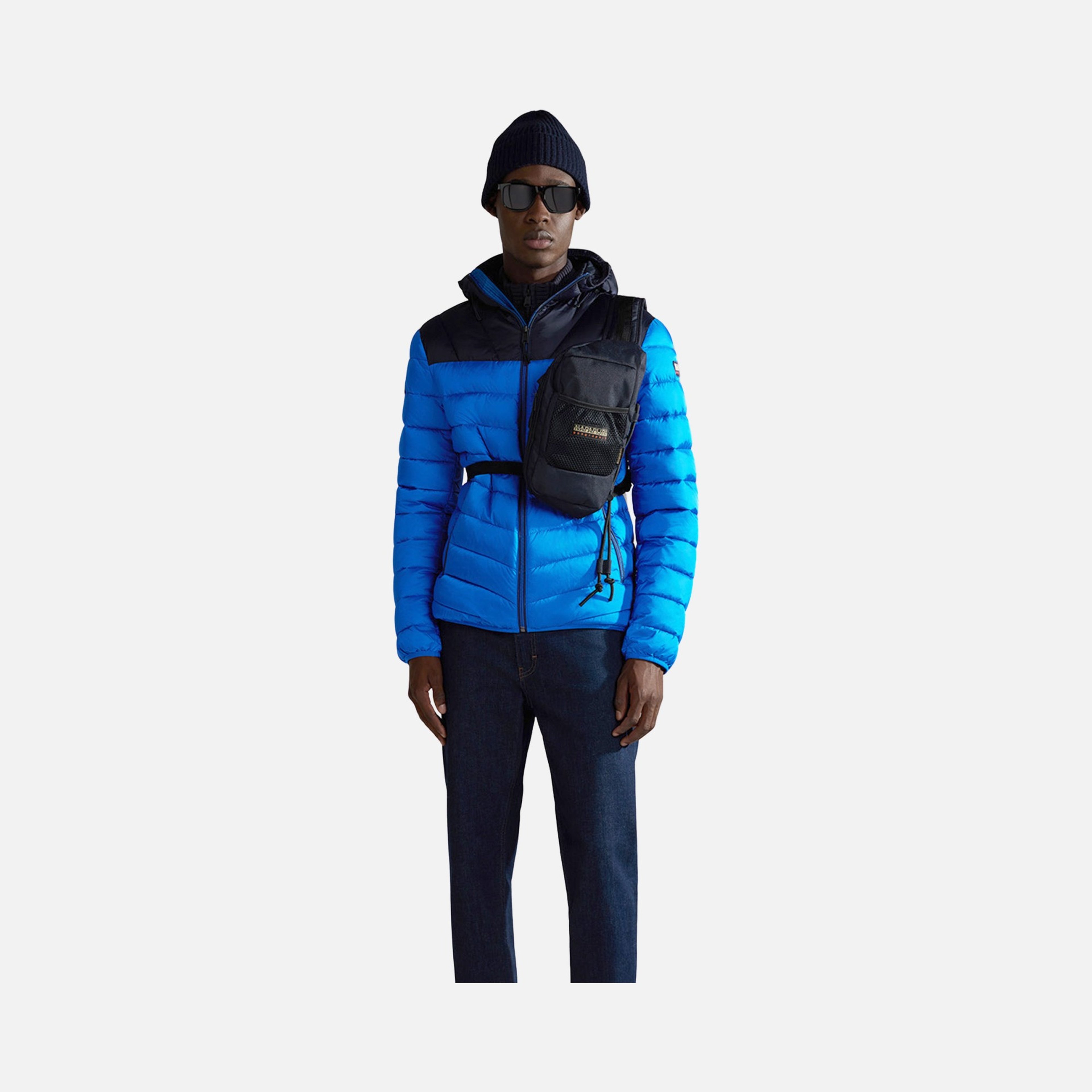 Napapijri Sportswear Aerons Colorblock Full-Zip Hoodie Erkek Ceket