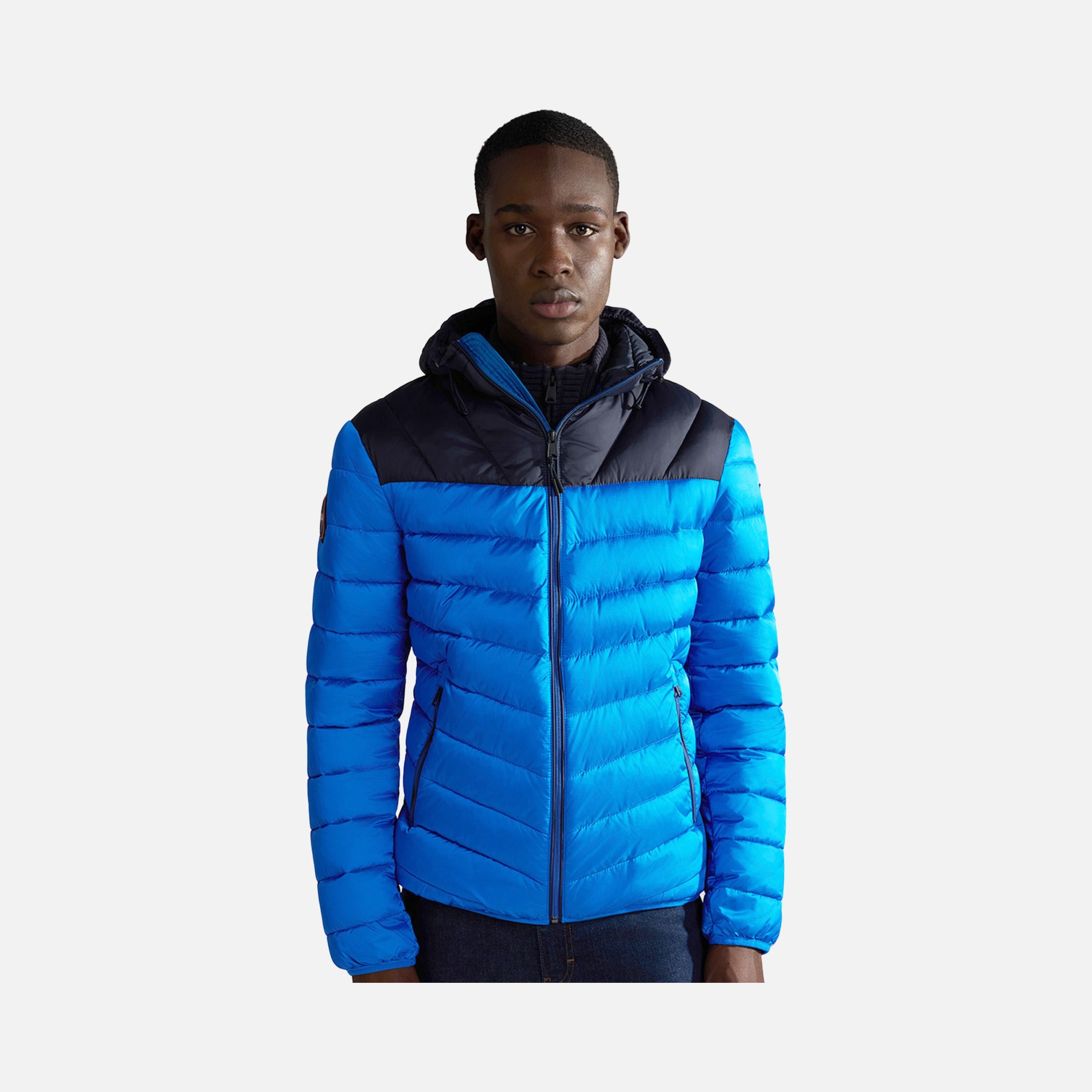 Napapijri Sportswear Aerons Colorblock Full-Zip Hoodie Erkek Ceket
