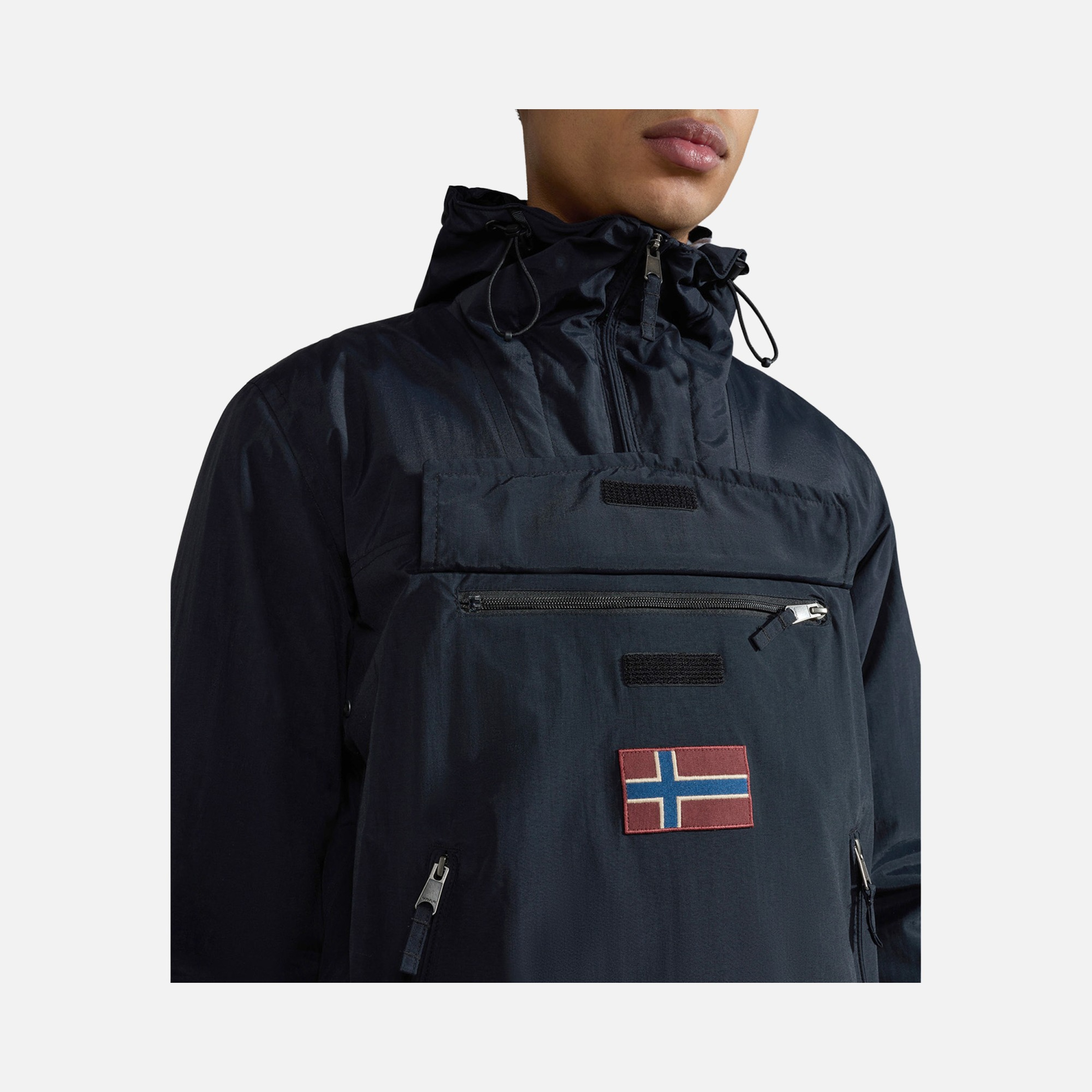 Napapijri Sportswear Rainforest Pocket Winter Half-Zip Hoodie Erkek Ceket