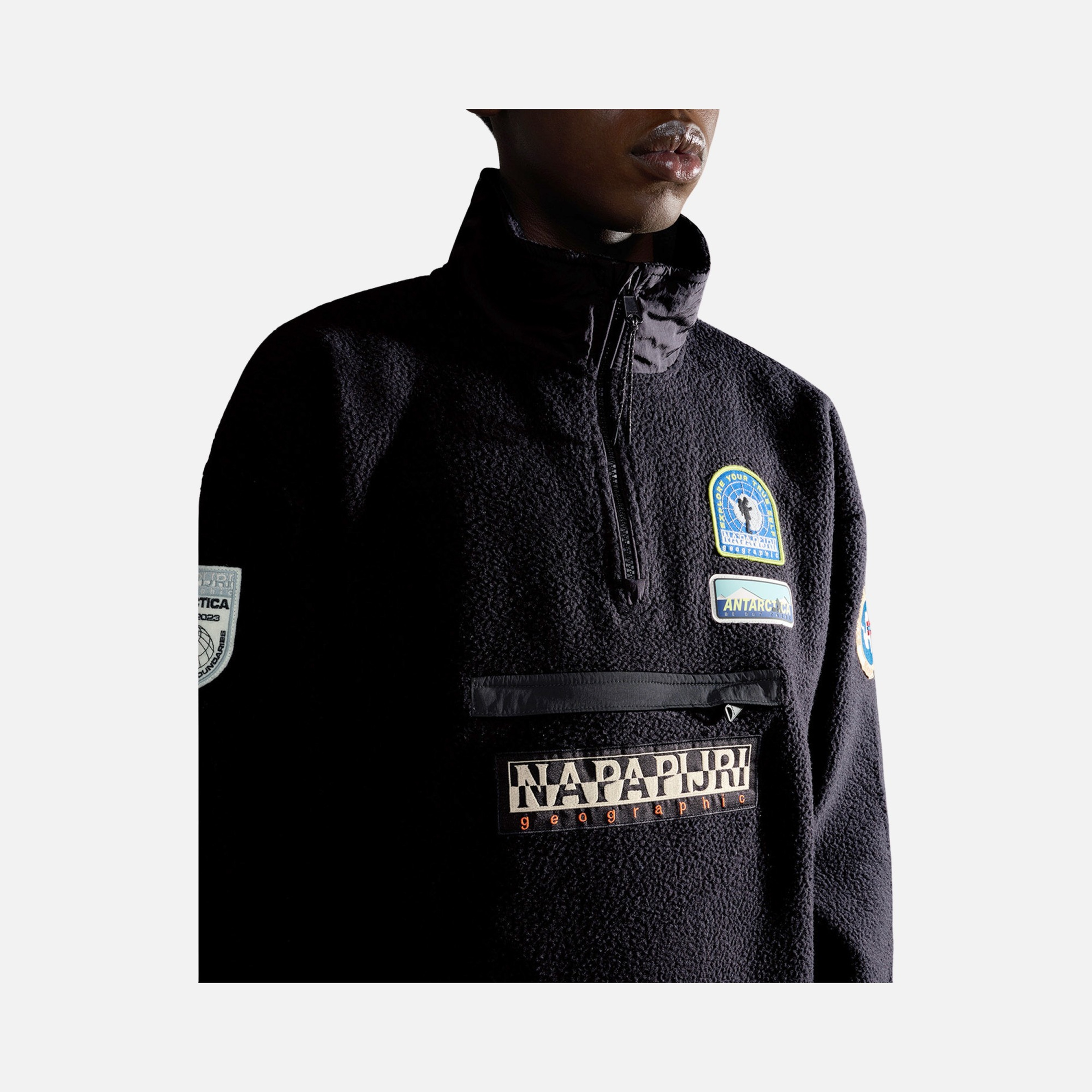 Napapijri Sportswear Mcmurdo Fleece Half-Zip Erkek Sweatshirt