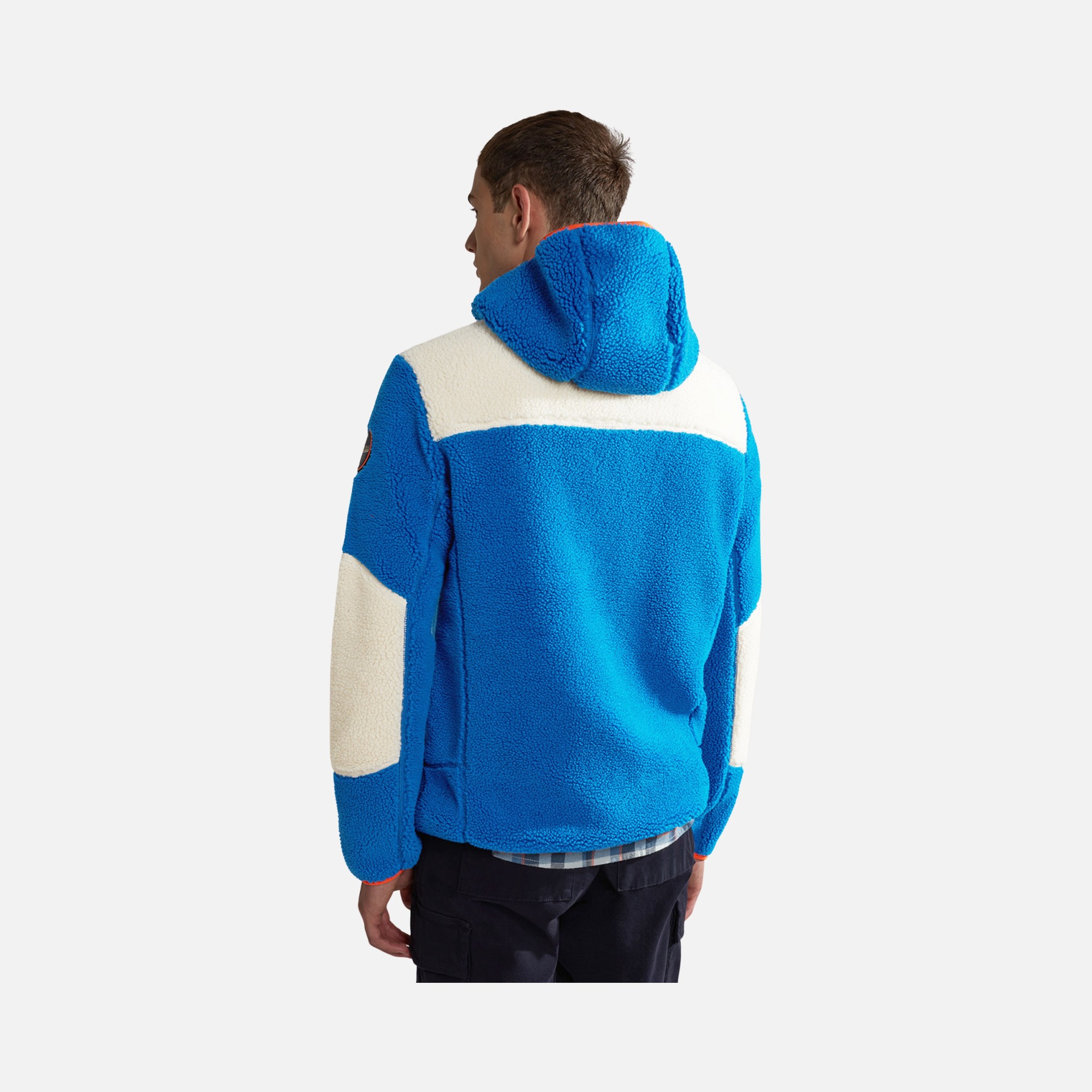 Napapijri Sportswear Yupik Fleece & Woven Block Full-Zip Hoodie Erkek Ceket