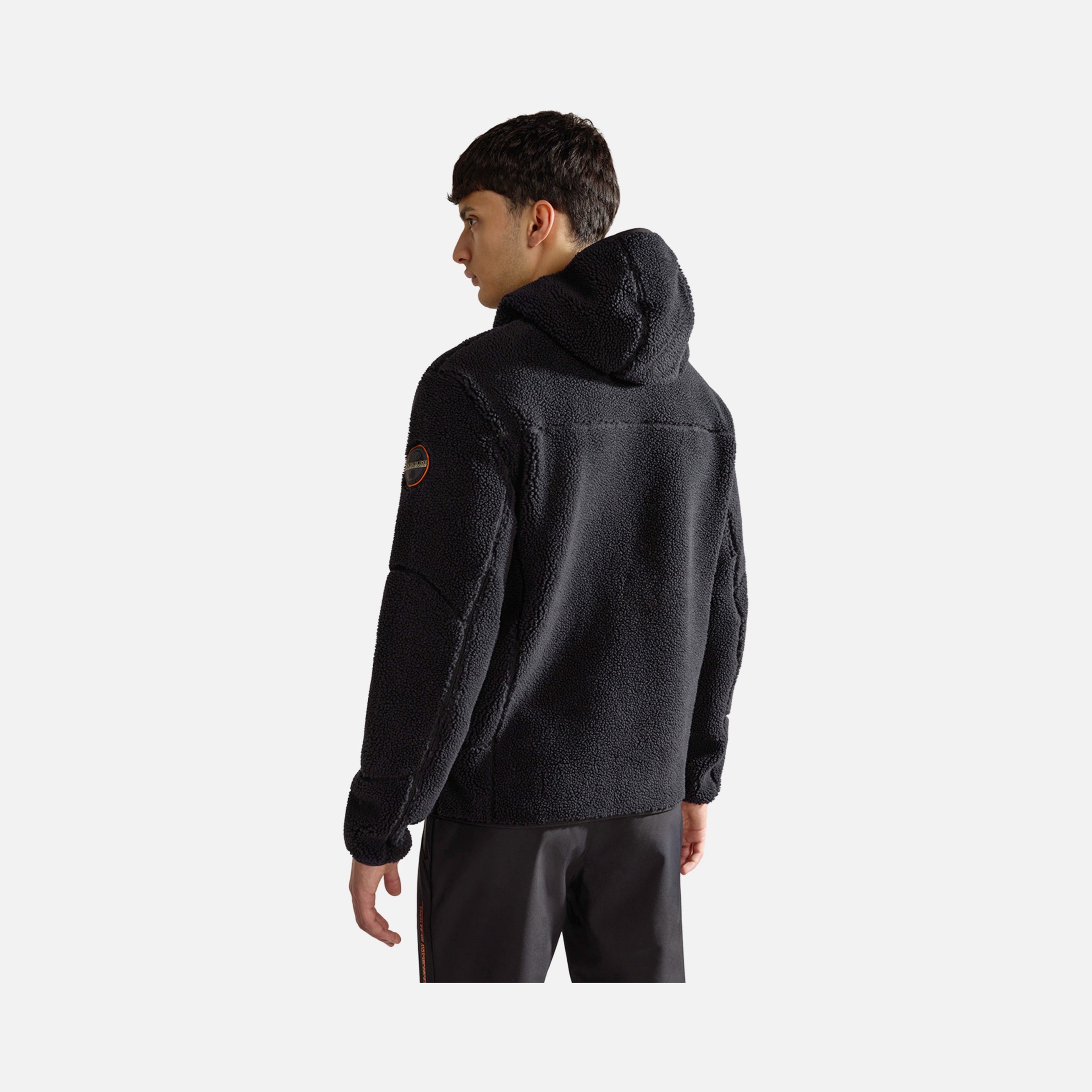 Napapijri Sportswear Yupik Fleece & Woven Block Full-Zip Hoodie Erkek Ceket