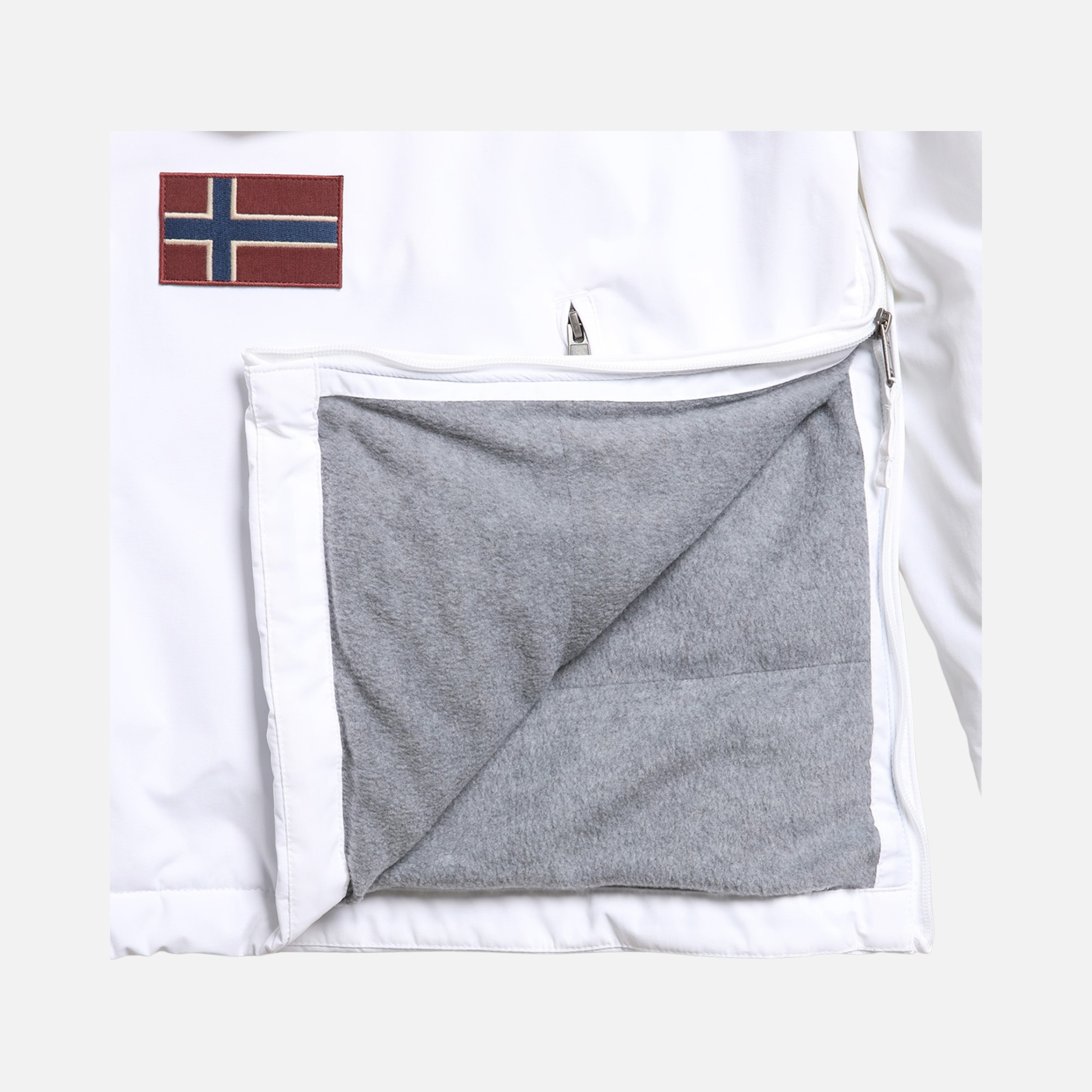 Napapijri Sportswear Rainforest Pocket Winter Half-Zip Hoodie Erkek Ceket