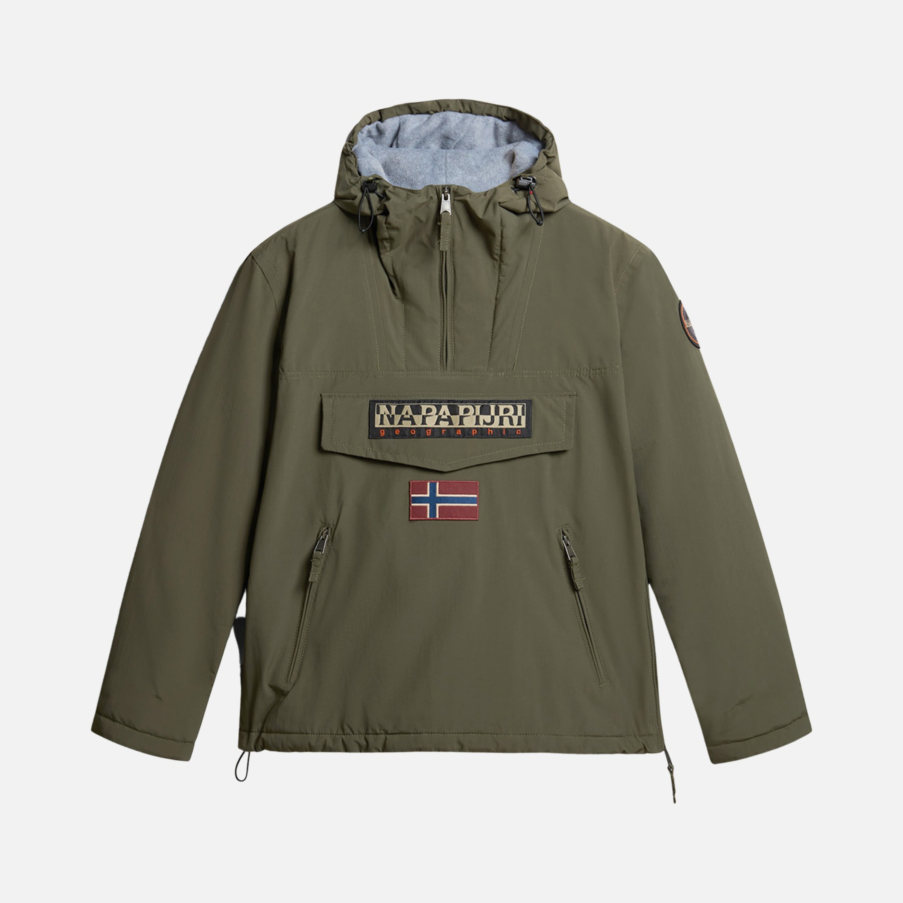 Napapijri Sportswear Rainforest Pocket Winter Half-Zip Hoodie Erkek Ceket