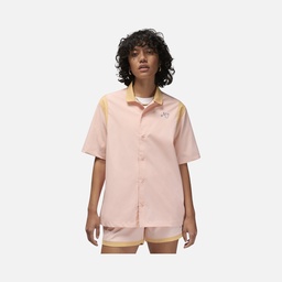 Nike Jordan Full Button-Down Short-Sleeve Kadın Gömlek