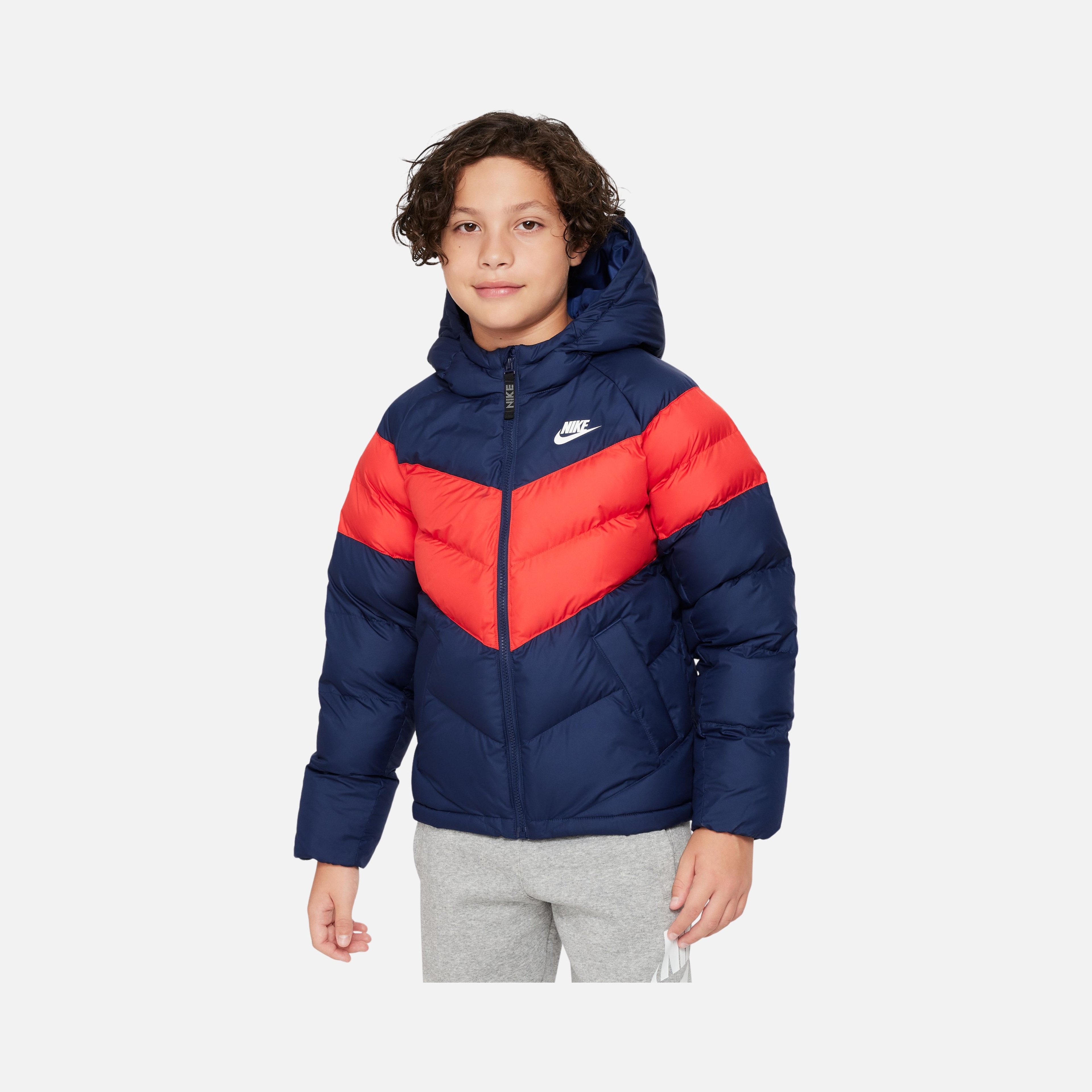 Nike Sportswear Synthetic Fill Full-Zip Hoodie Çocuk Mont