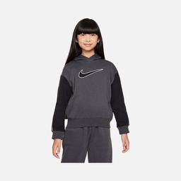 Nike Sportswear Oversized Fleece Pullover Hoodie (Girls') Çocuk Sweatshirt