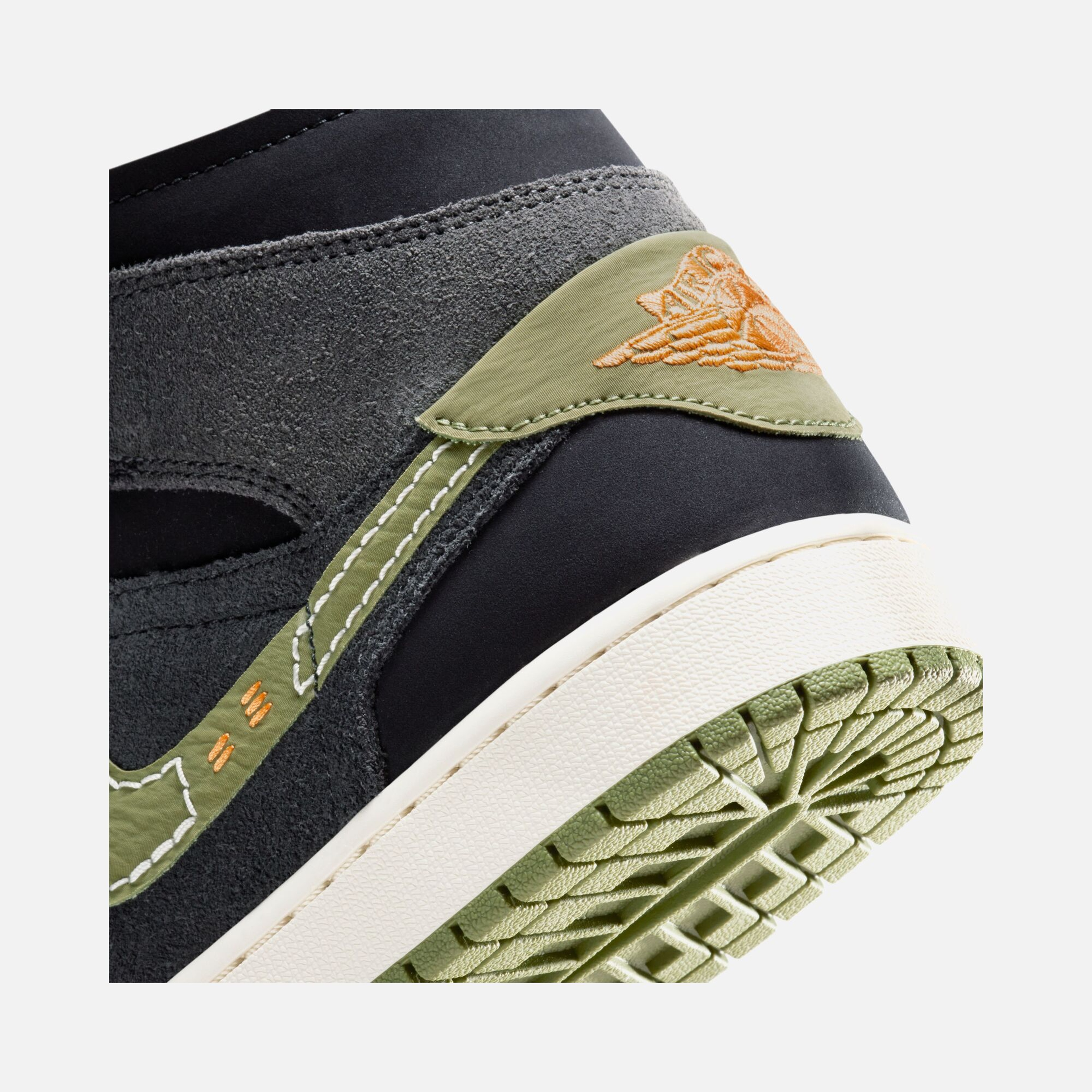 Nike Air Jordan 1 Mid SE Craft ''Sued and Leather Upper'' Erkek Spor Ayakkabı