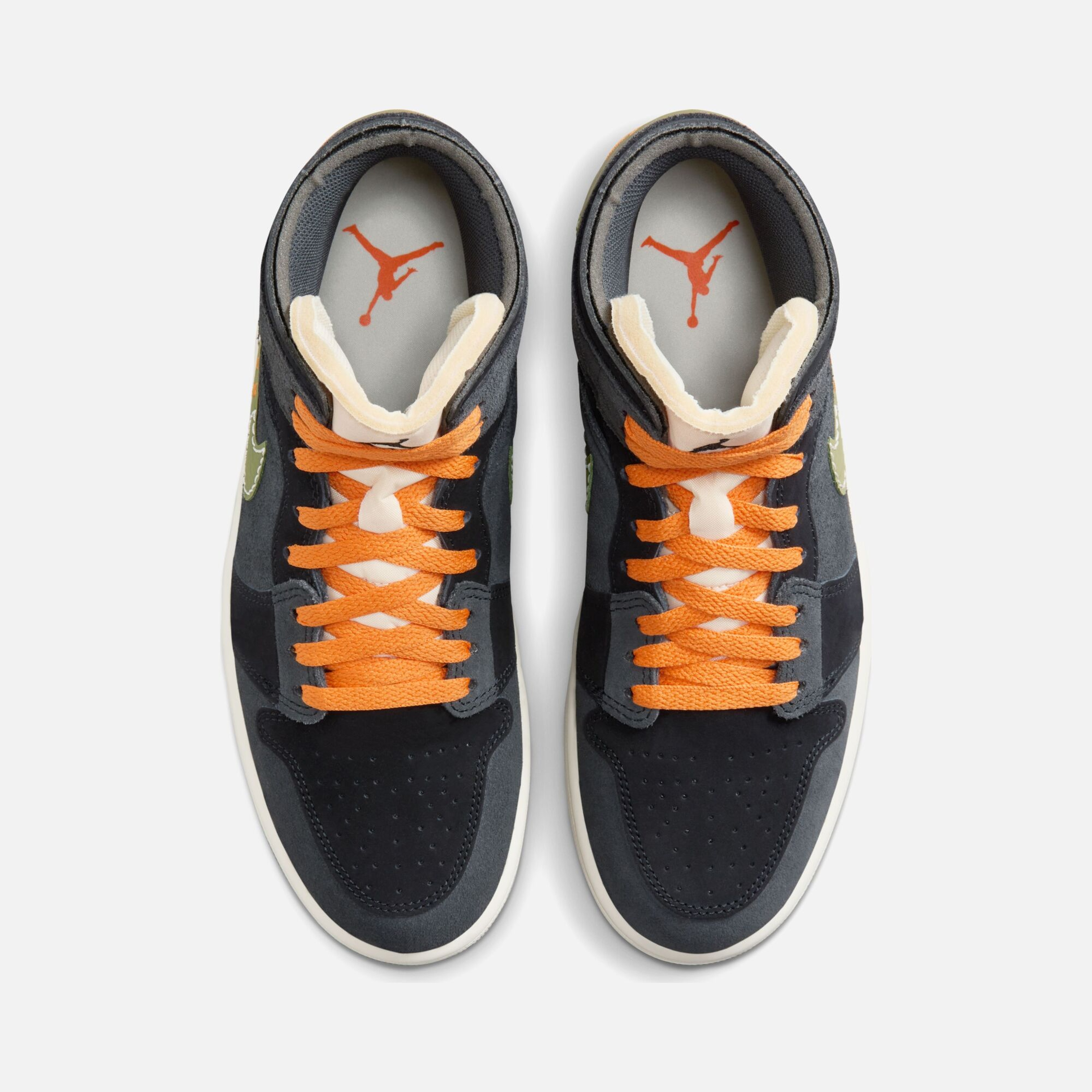 Nike Air Jordan 1 Mid SE Craft ''Sued and Leather Upper'' Erkek Spor Ayakkabı