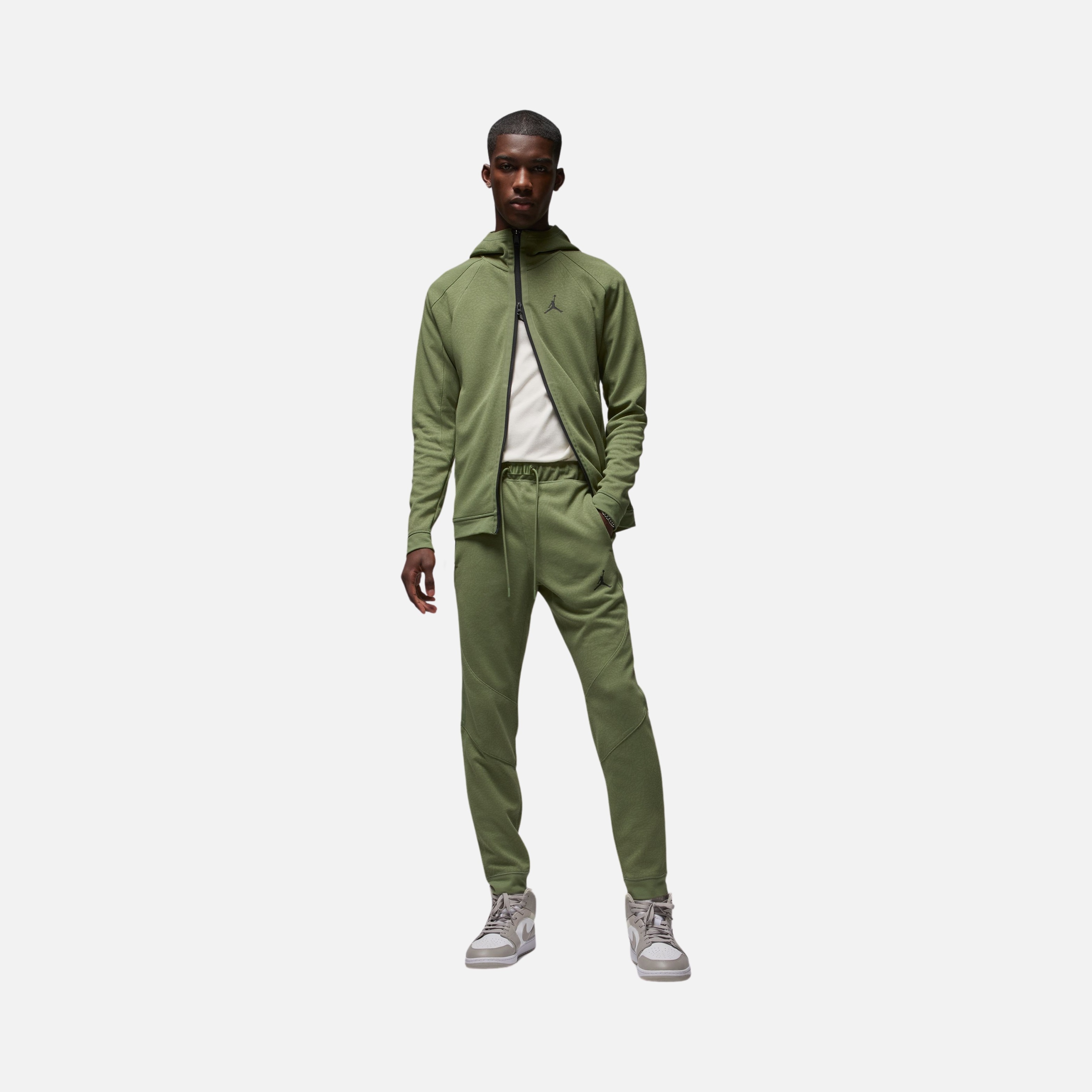 Nike Jordan Dri-Fit Sport Statement All Over Print Full-Zip Hoodie Erkek Sweatshirt