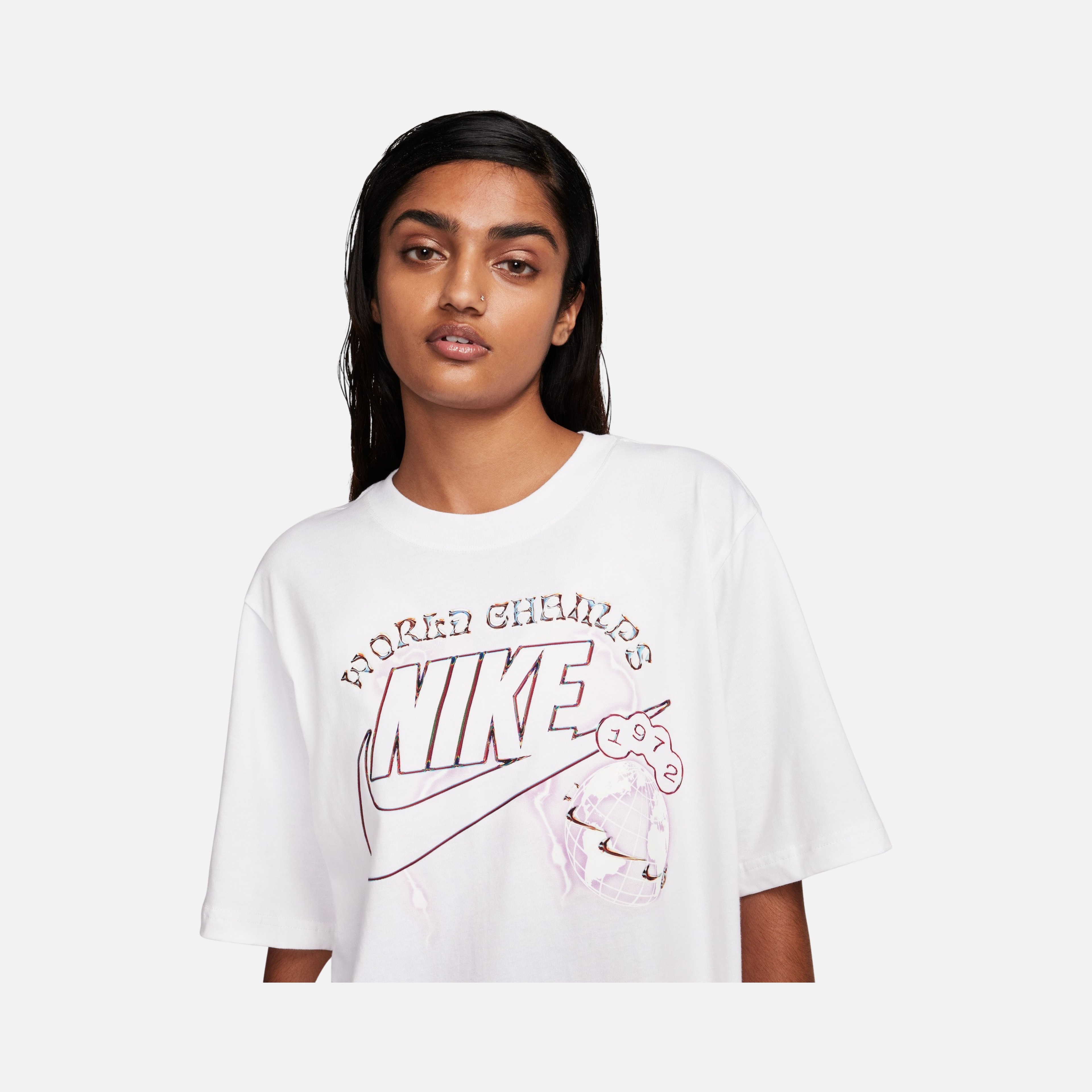 Nike Sportswear Oc3 Graphic Boyfriend Short-Sleeve Kadın Tişört