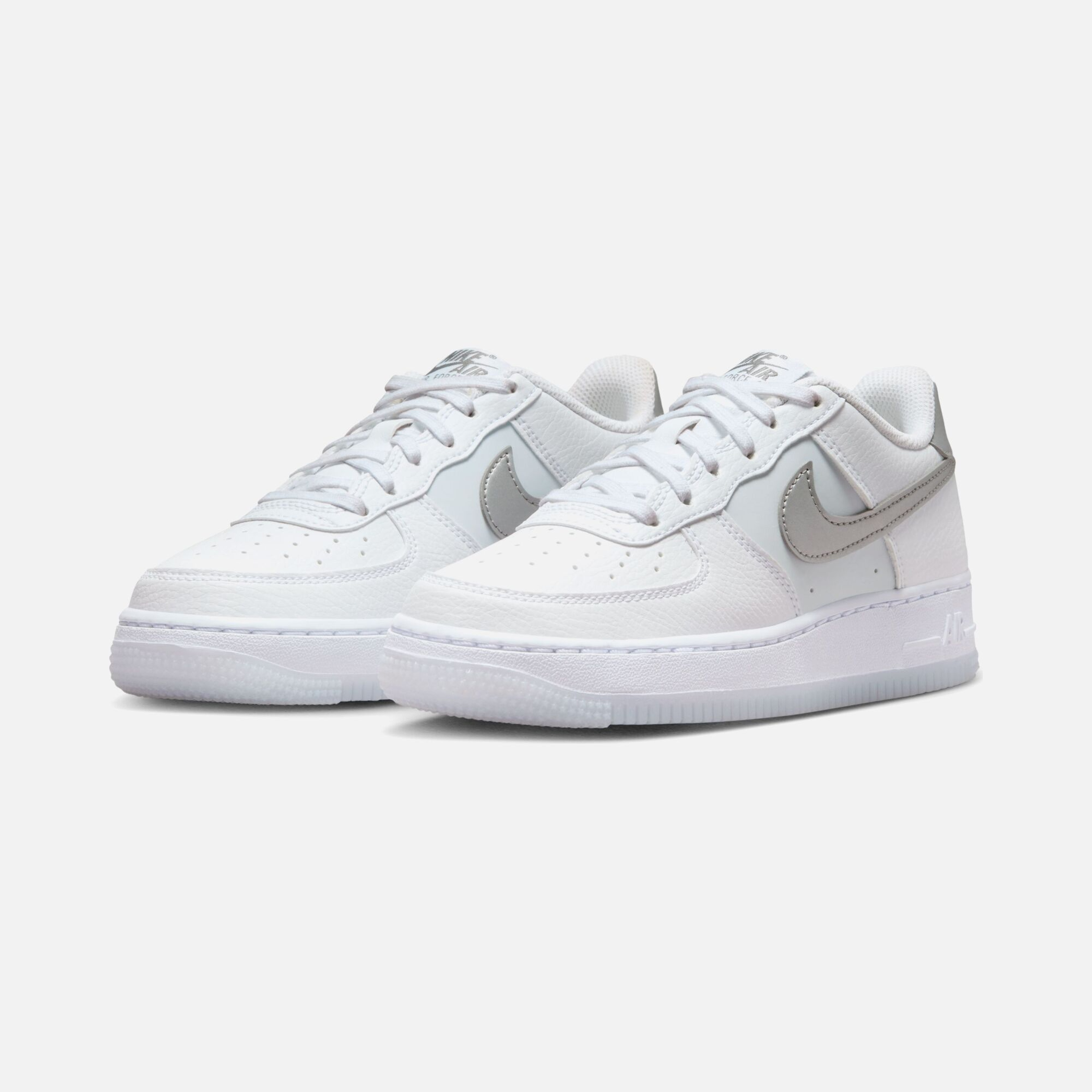 Nike Air Force 1 ''Metallic Silver Swoosh'' (GS) Spor Ayakkabı