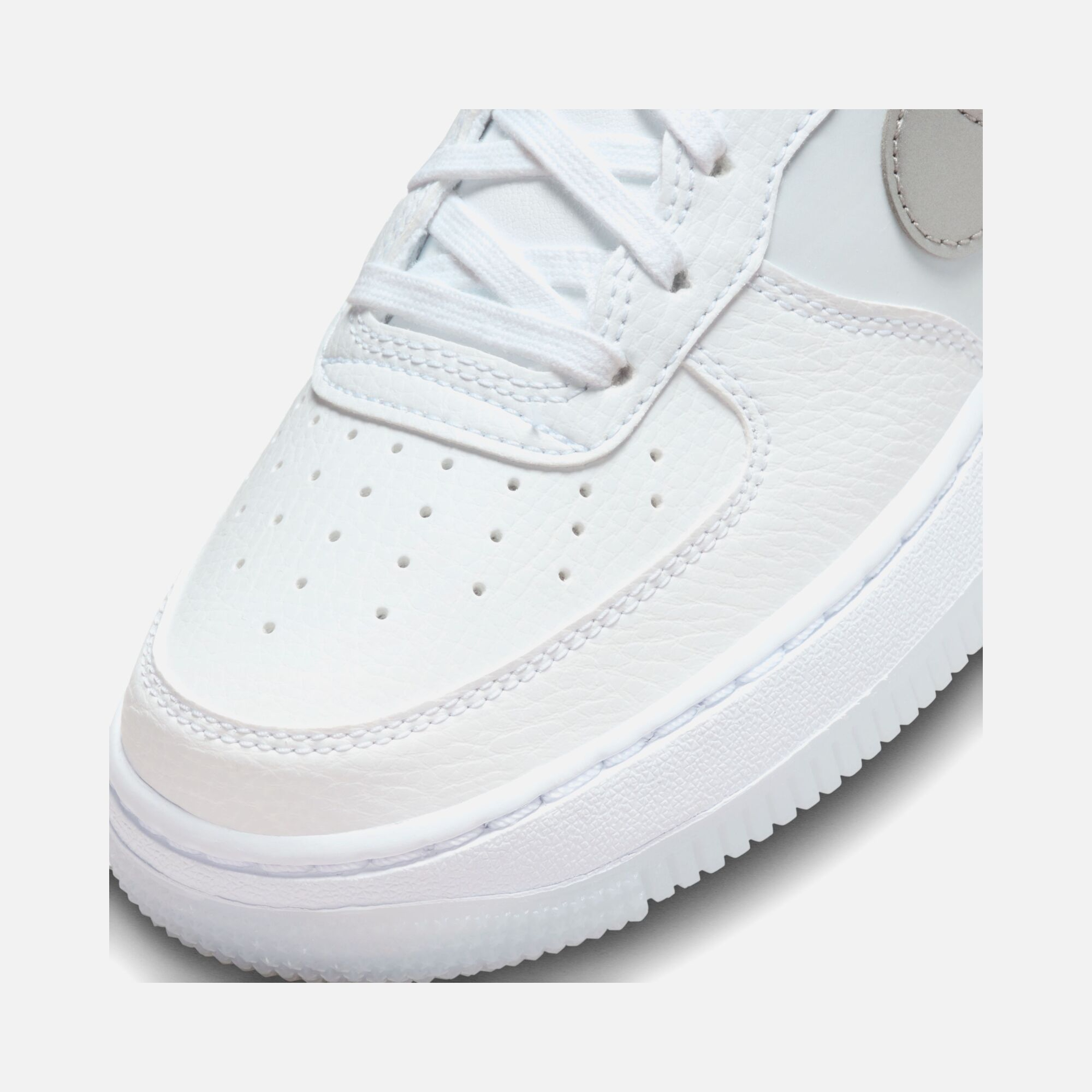 Nike Air Force 1 ''Metallic Silver Swoosh'' (GS) Spor Ayakkabı