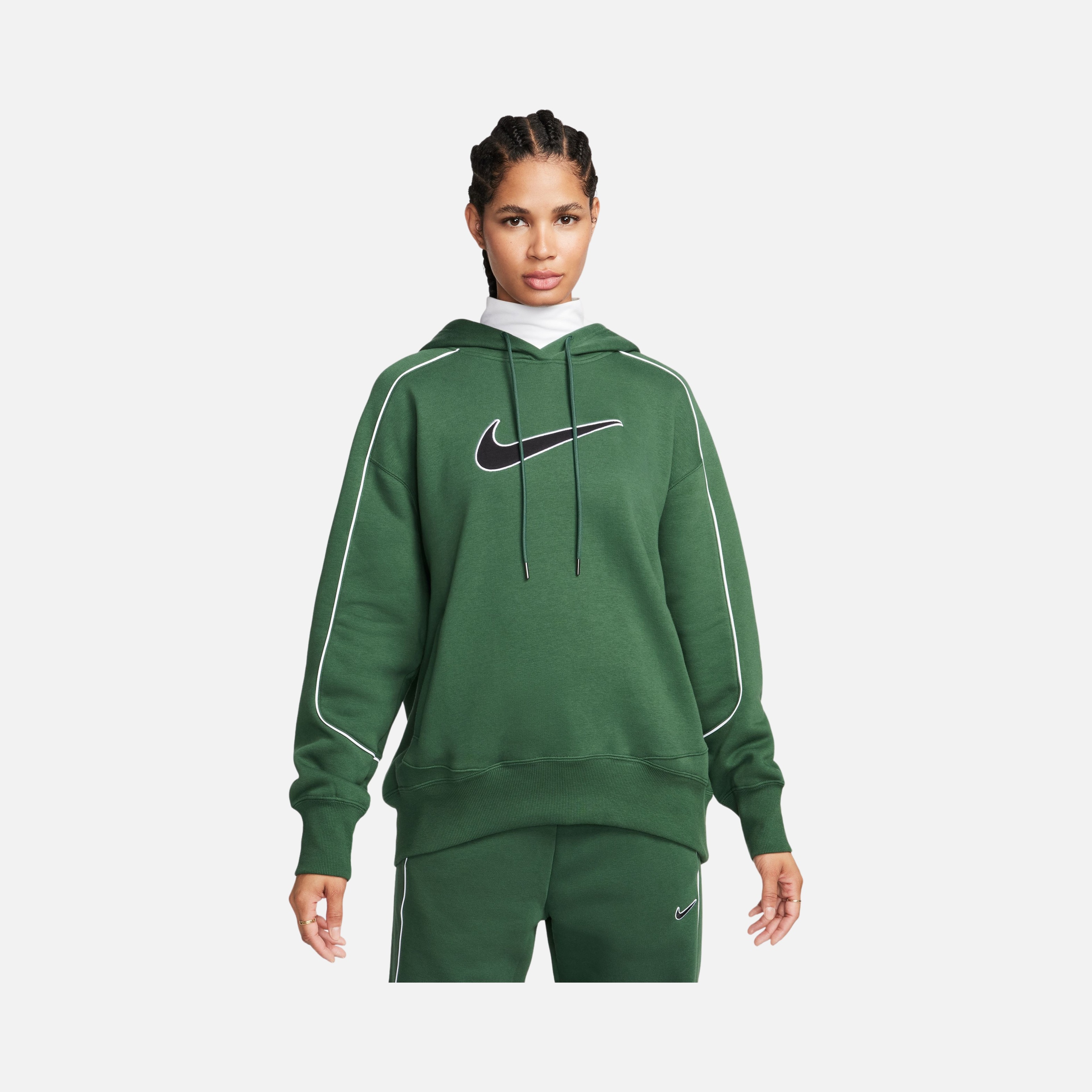Nike Sportswear Oversized Fleece Pullover Hoodie Kadın Sweatshirt