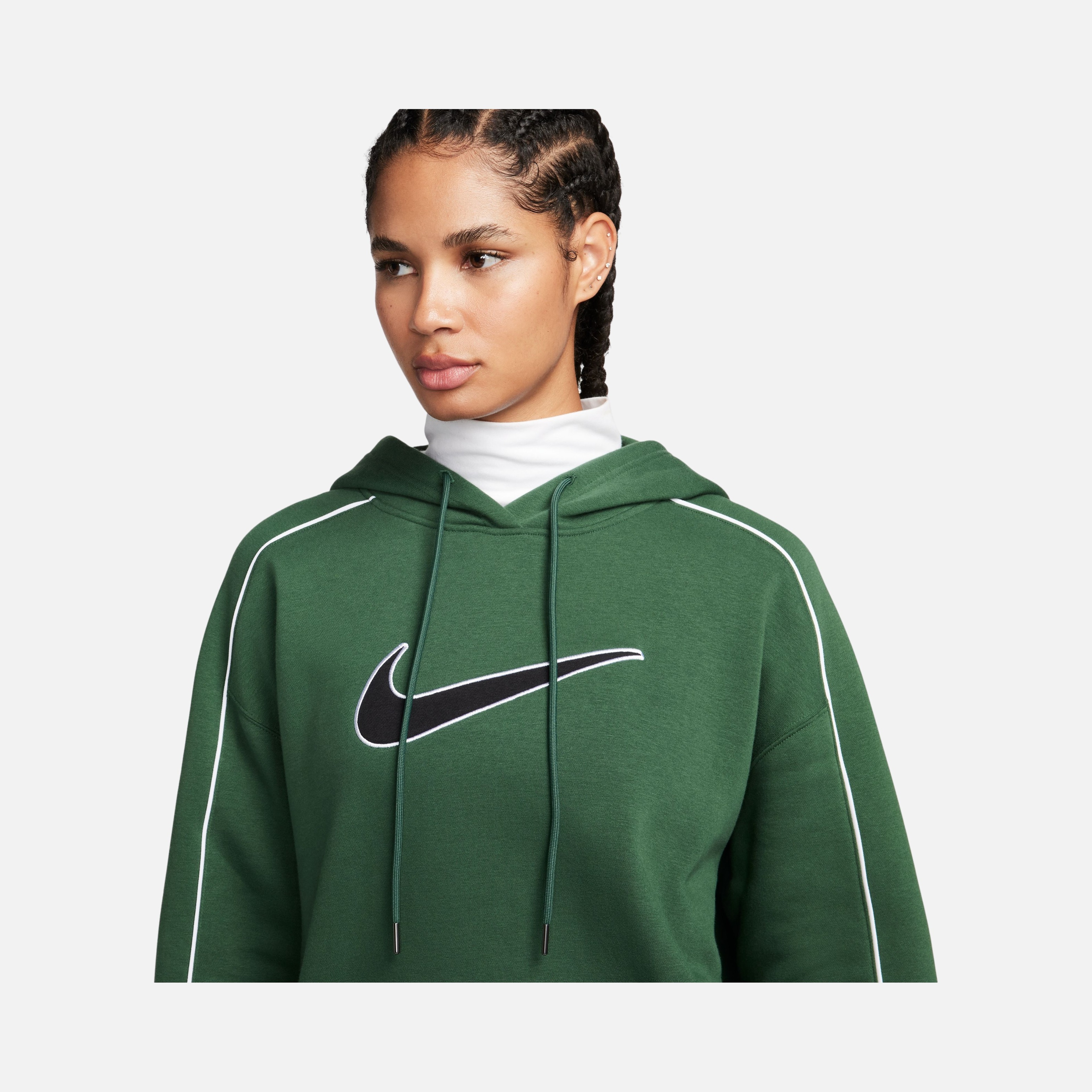 Nike Sportswear Oversized Fleece Pullover Hoodie Kadın Sweatshirt