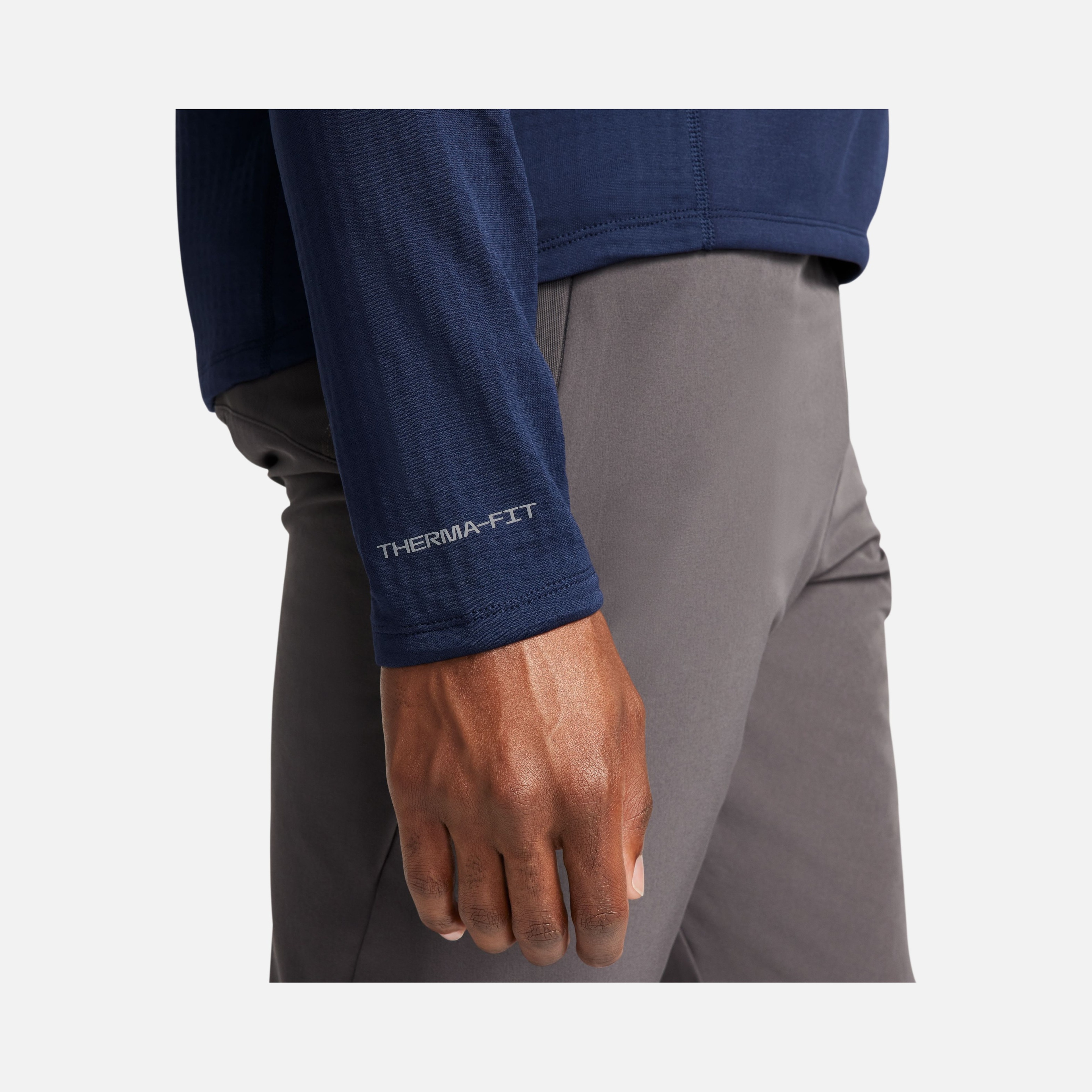 Nike Repel Therma-Fit 1/2-Zip Running Long-Sleeve Erkek Tişört