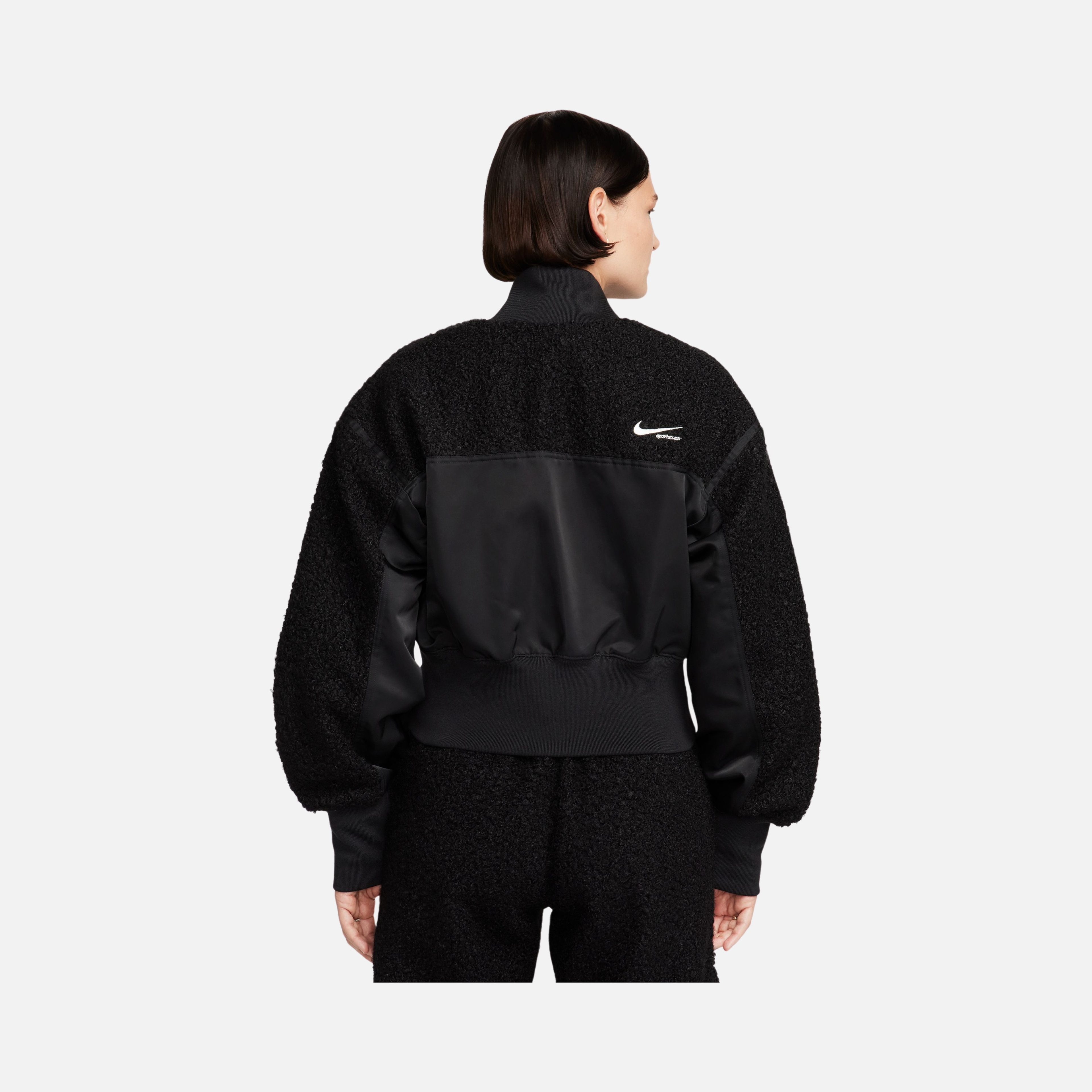 Nike Sportswear Collection Sherpa Mbrshp Bomber Full-Zip Kadın Ceket