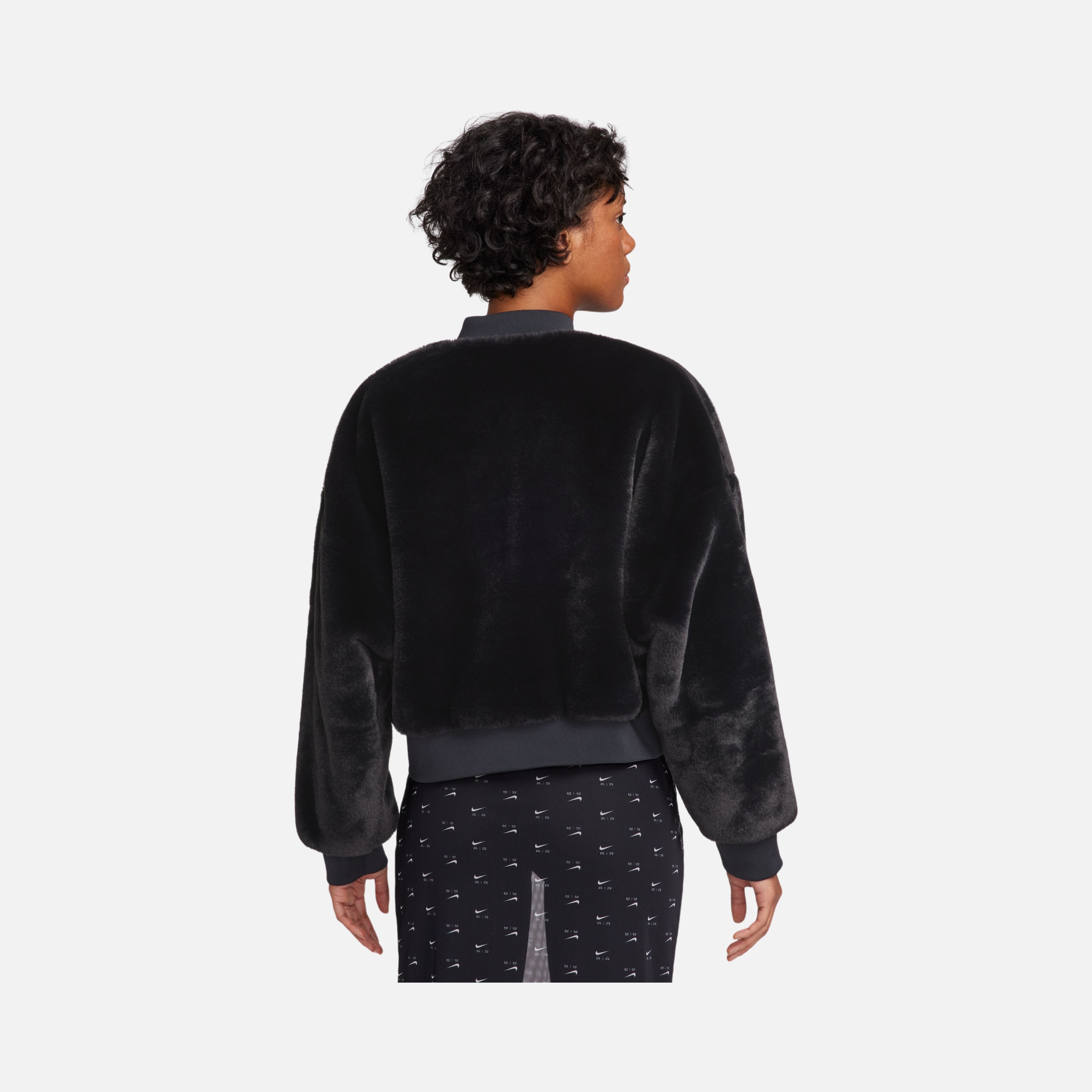 Nike Sportswear Reversible Faux Fur Bomber Full-Zip Kadın Ceket
