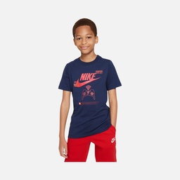 Nike Sportswear Futura Fill ''Swoosh Measuring Device Graphic'' Short-Sleeve Çocuk Tişört