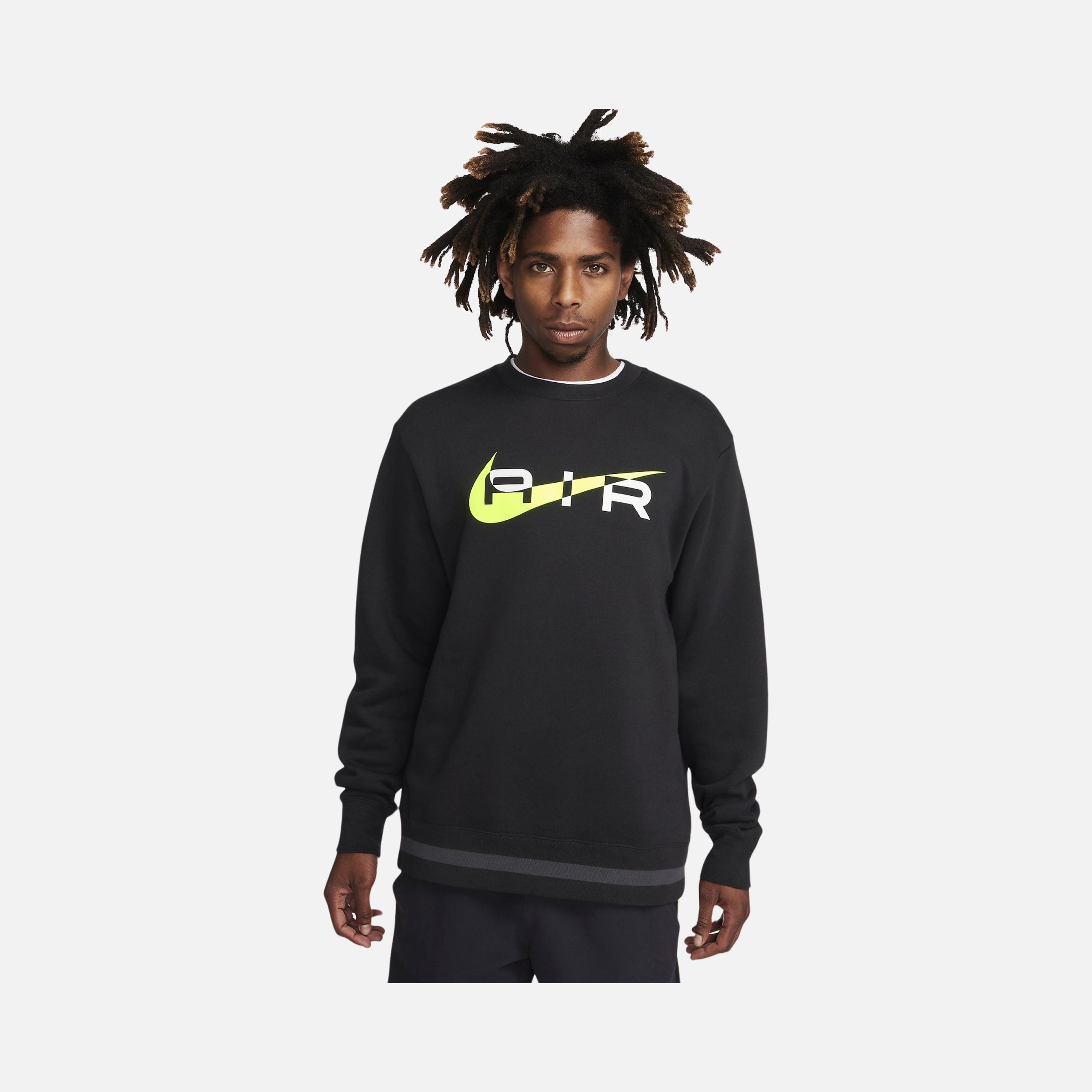 Nike Sportswear Swoosh Air Graphic Fleece Crew-Neck Erkek Sweatshirt