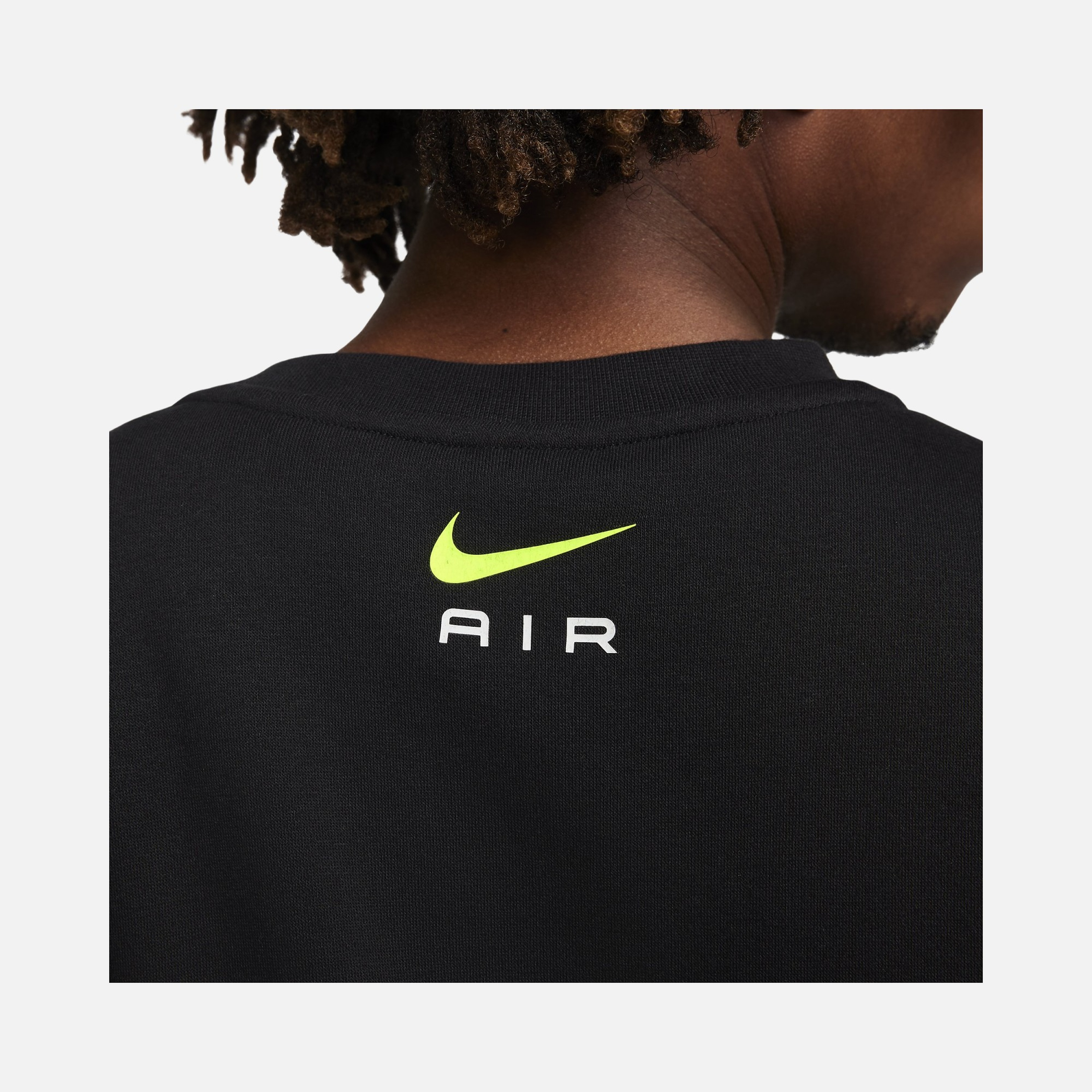 Nike Sportswear Swoosh Air Graphic Fleece Crew-Neck Erkek Sweatshirt