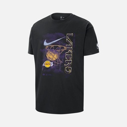 Nike Los Angeles Lakers Courtside Max90 NBA Short-Sleeve Erkek