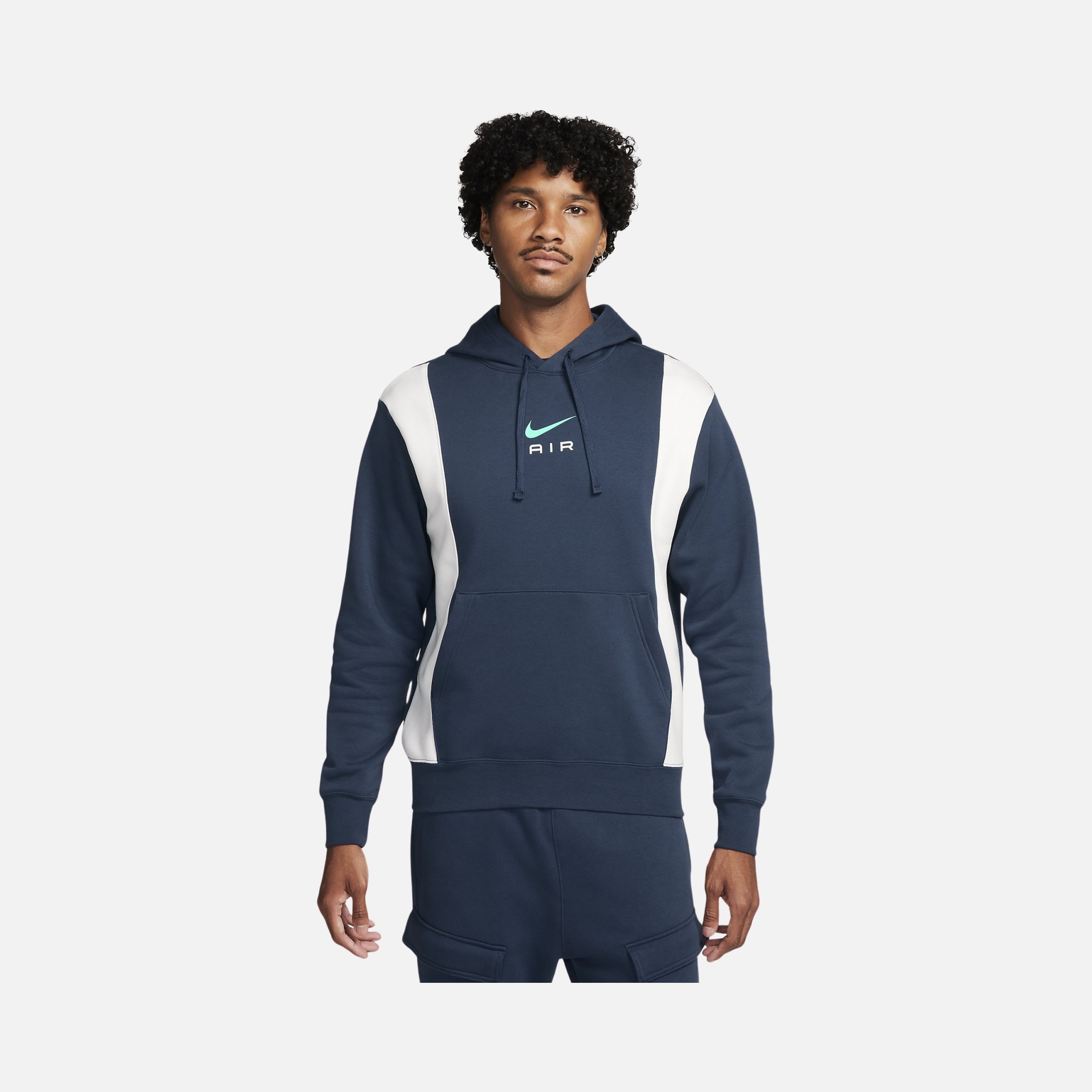 Nike Sportswear Swoosh Air Graphic Fleece Pullover Hoodie Erkek Sweatshirt
