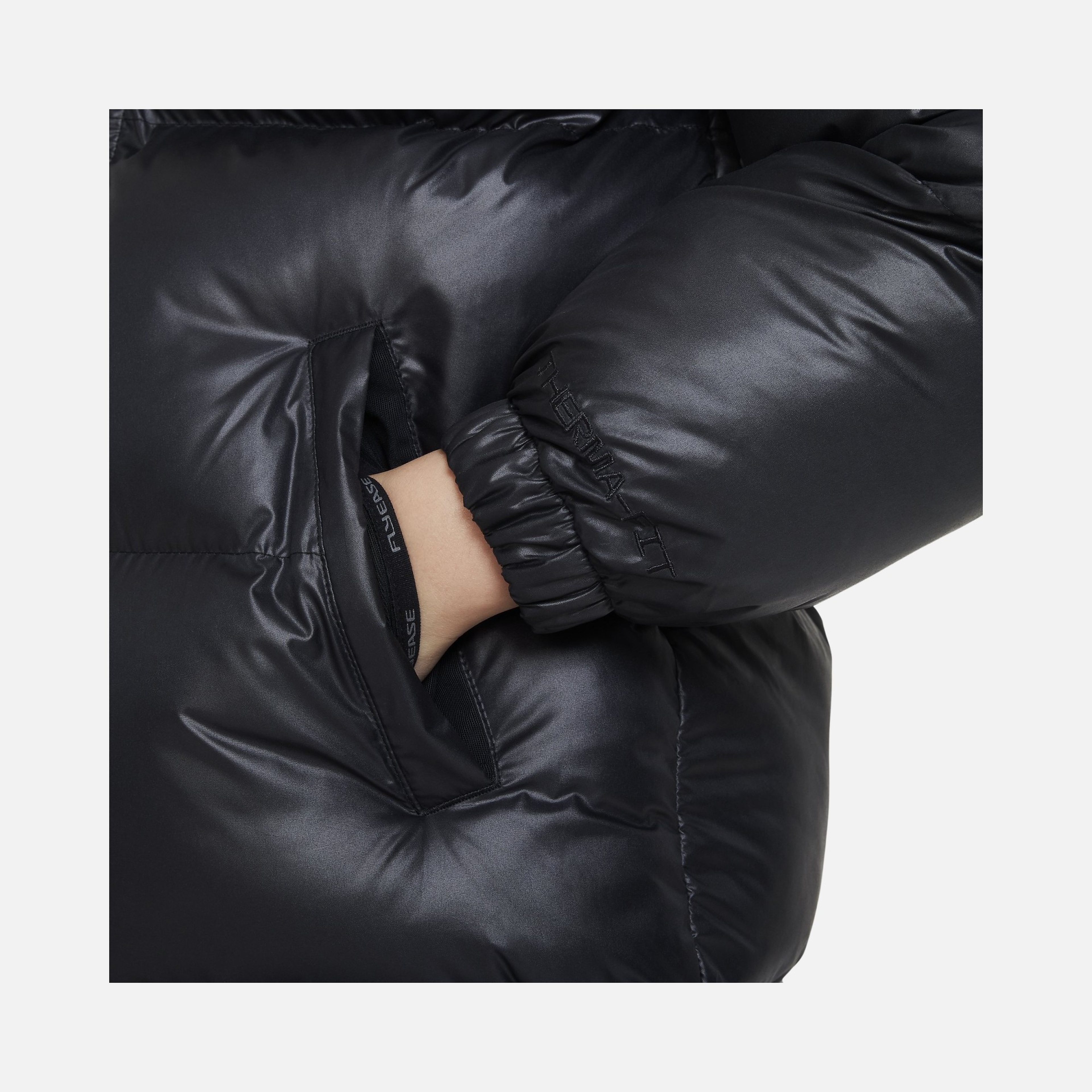 Nike Sportswear Therma-Fit Repel Heavyweight Synthetic-Fill EasyOn Full-Zip Hoodie Çocuk Parka