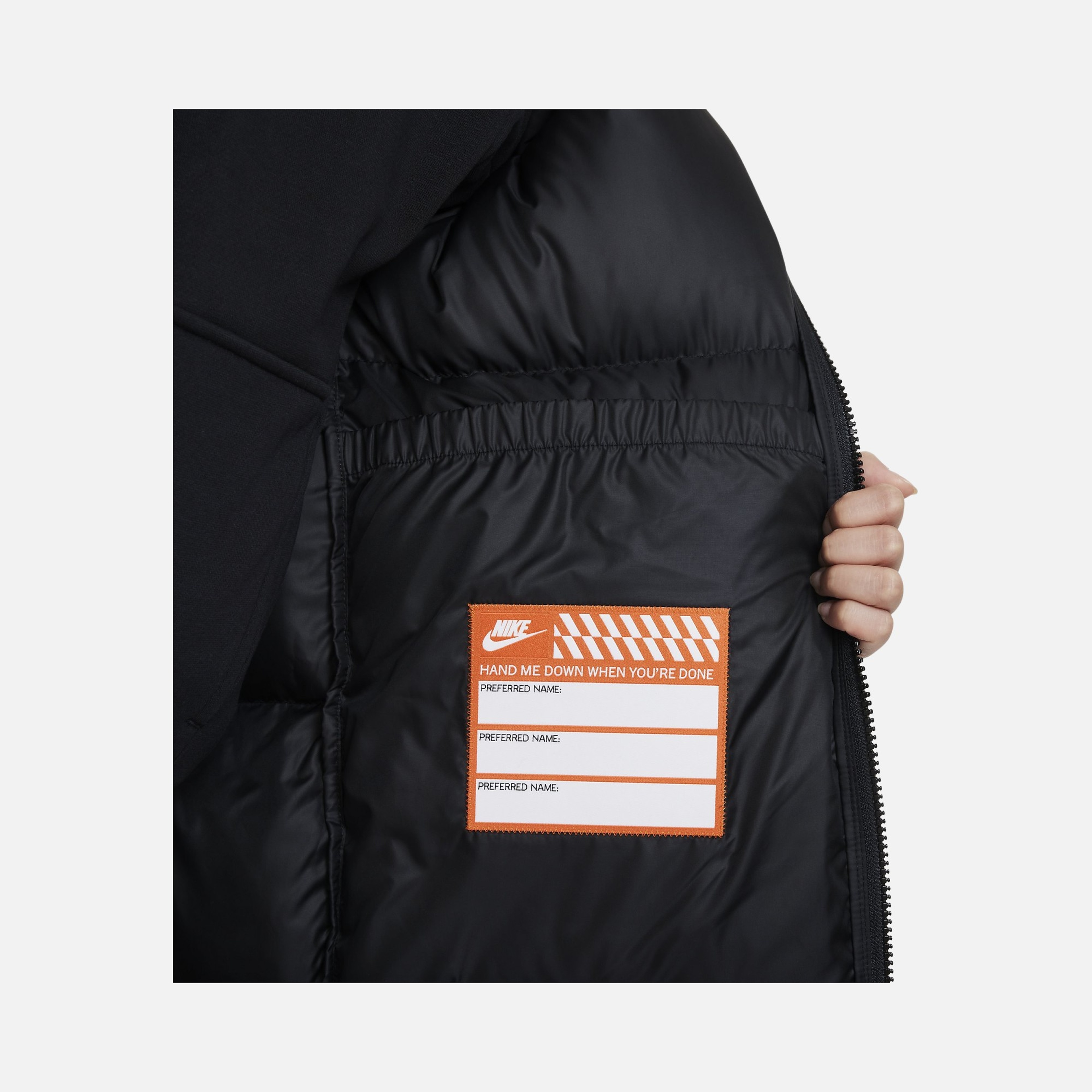 Nike Sportswear Therma-Fit Repel Heavyweight Synthetic-Fill EasyOn Full-Zip Hoodie Çocuk Parka