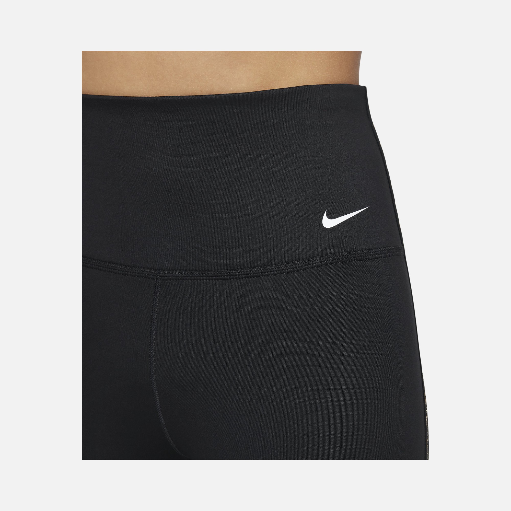 Nike Therma-Fit High-Waisted 7/8 Metallic Strips Training Kadın Tayt