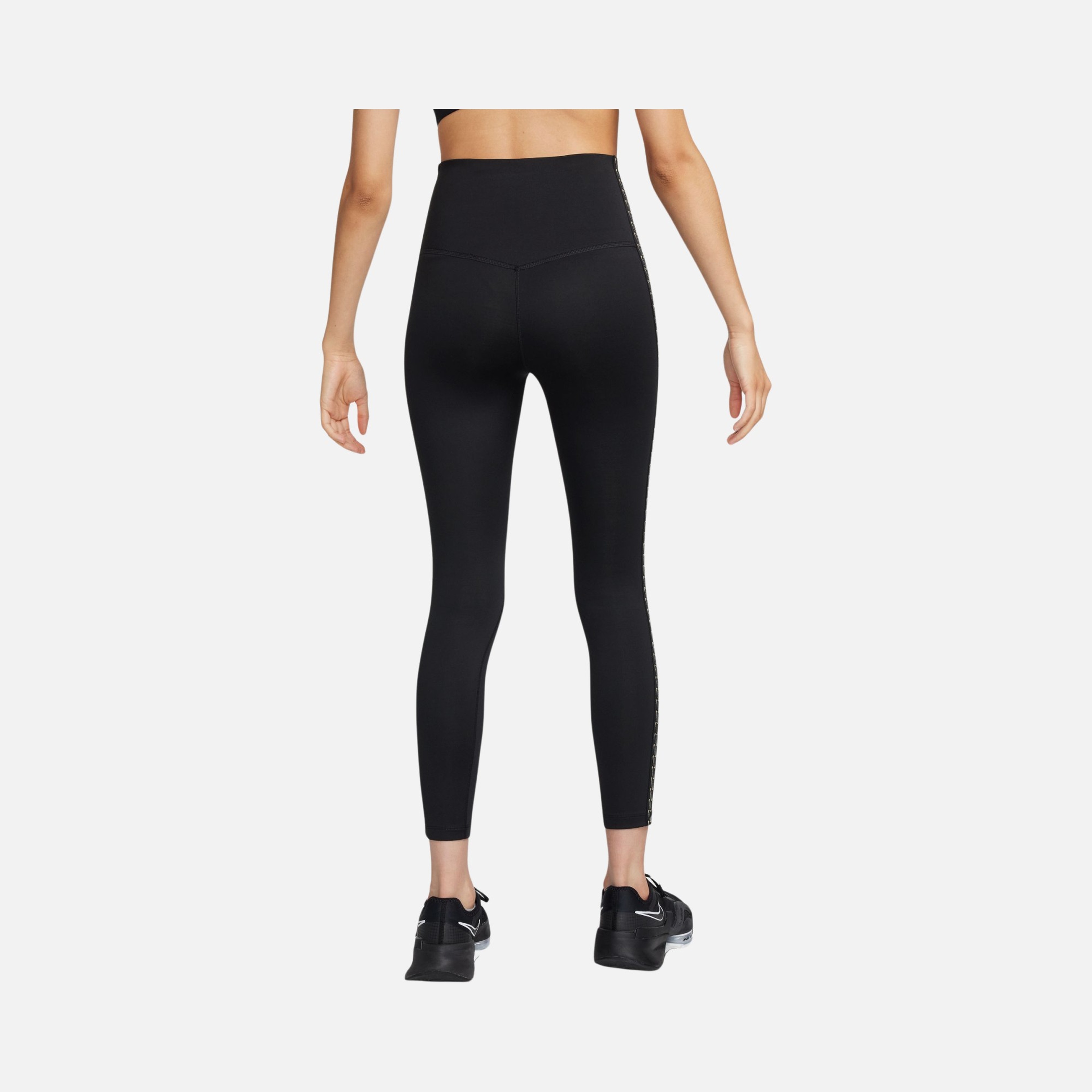 Nike Therma-Fit High-Waisted 7/8 Metallic Strips Training Kadın Tayt