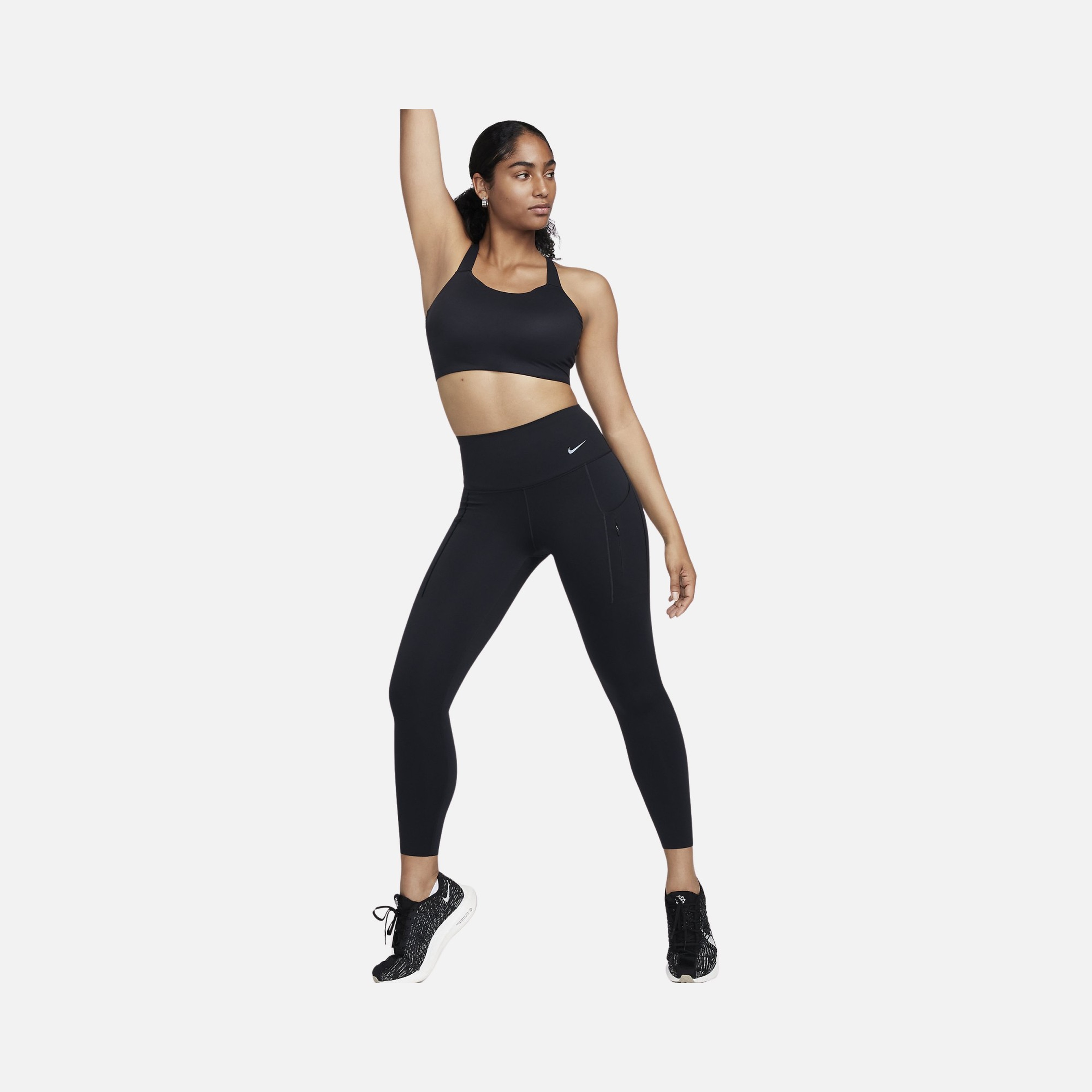 Nike Go Therma-Fit High-Waisted 7/8 With Pockets Training Kadın Tayt