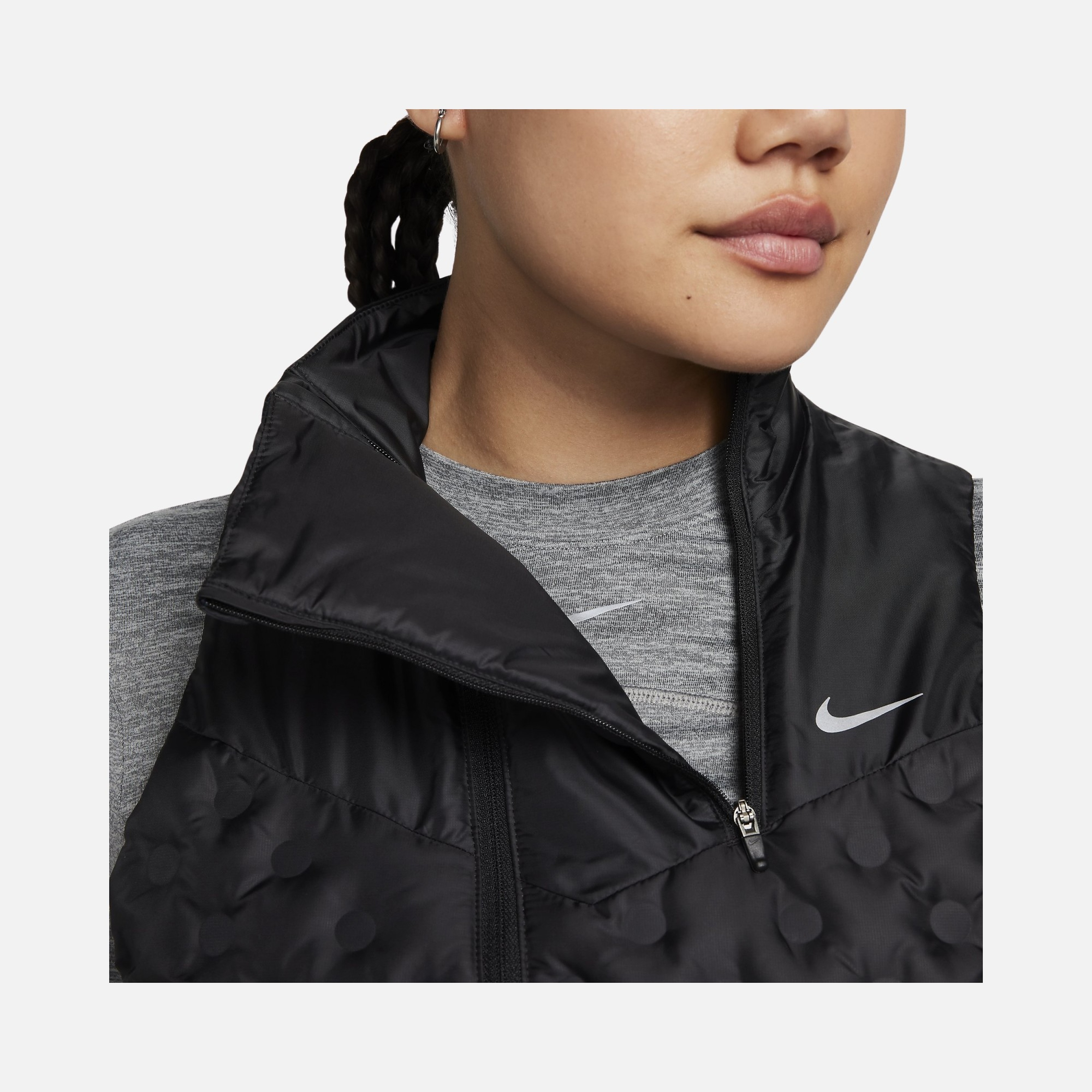 Nike Therma-Fit ADV Repel AeroLoft Running Full-Zip Hoodie Kadın Yelek