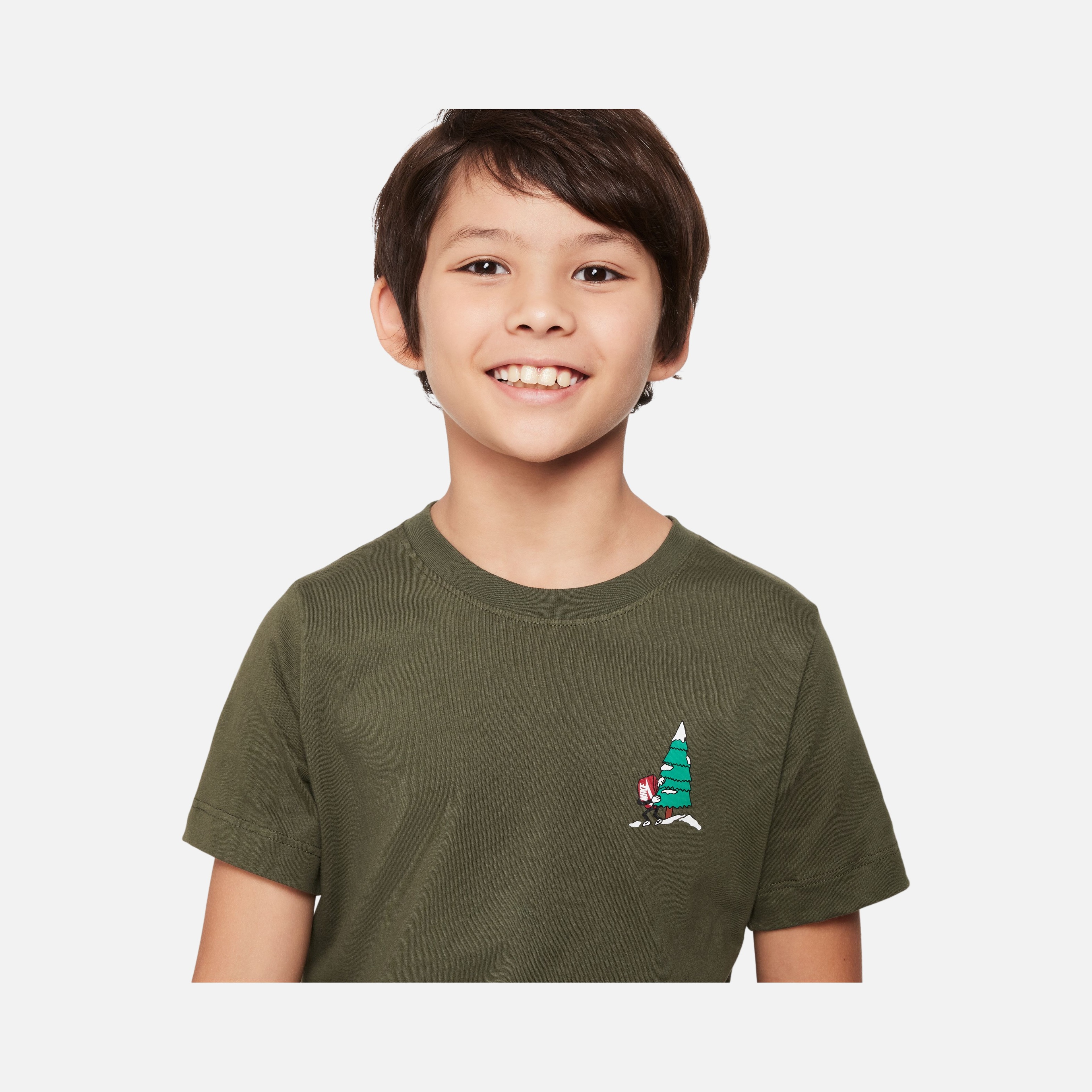 Nike Sportswear Boxy ''Snowy Day Spirit Graphic'' Short-Sleeve (Boys') Çocuk Tişört