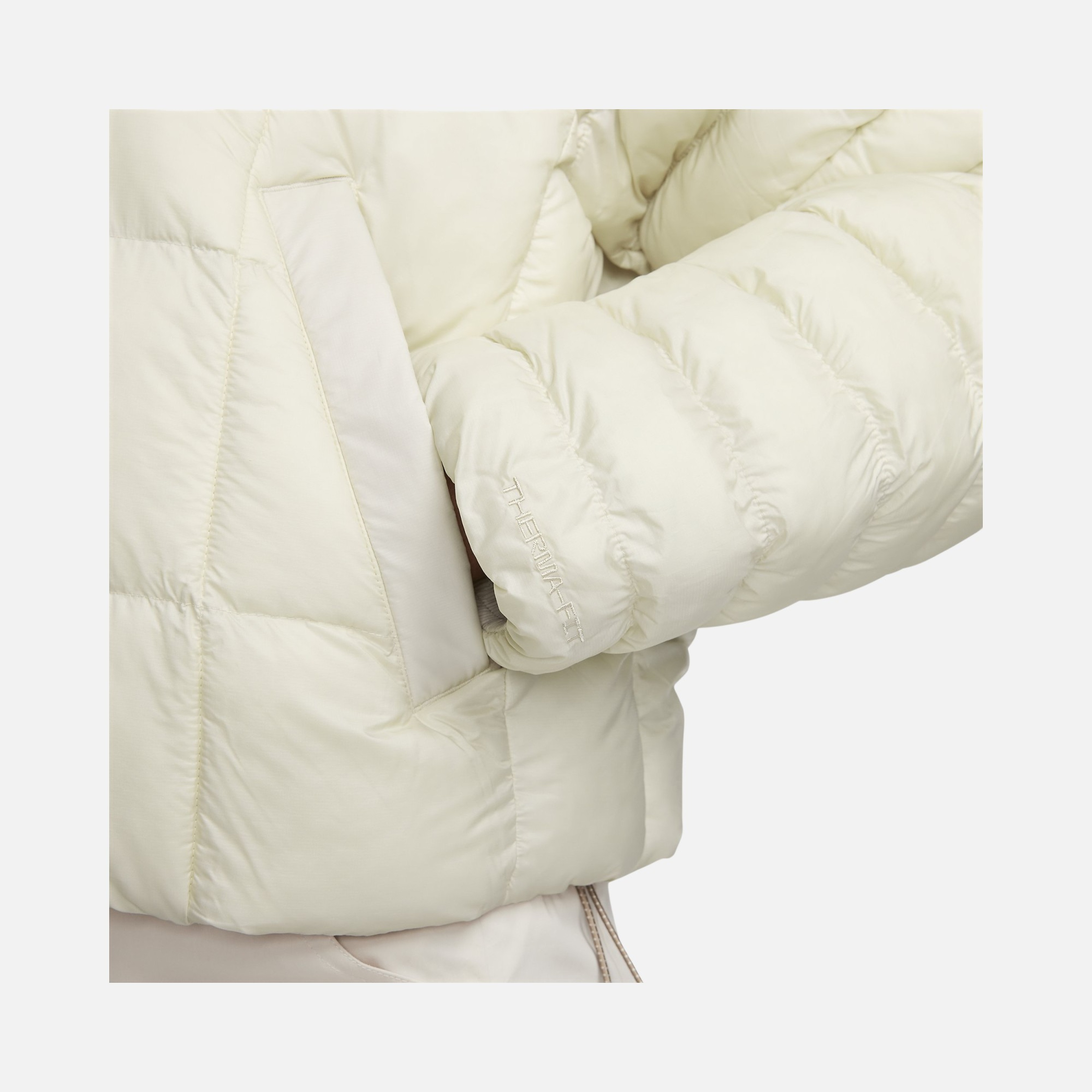 Nike Sportswear Therma-Fit PrimaLoft® Thermoplume® Oversized Swoosh Puffer Full-Zip Hoodie Kadın Mont