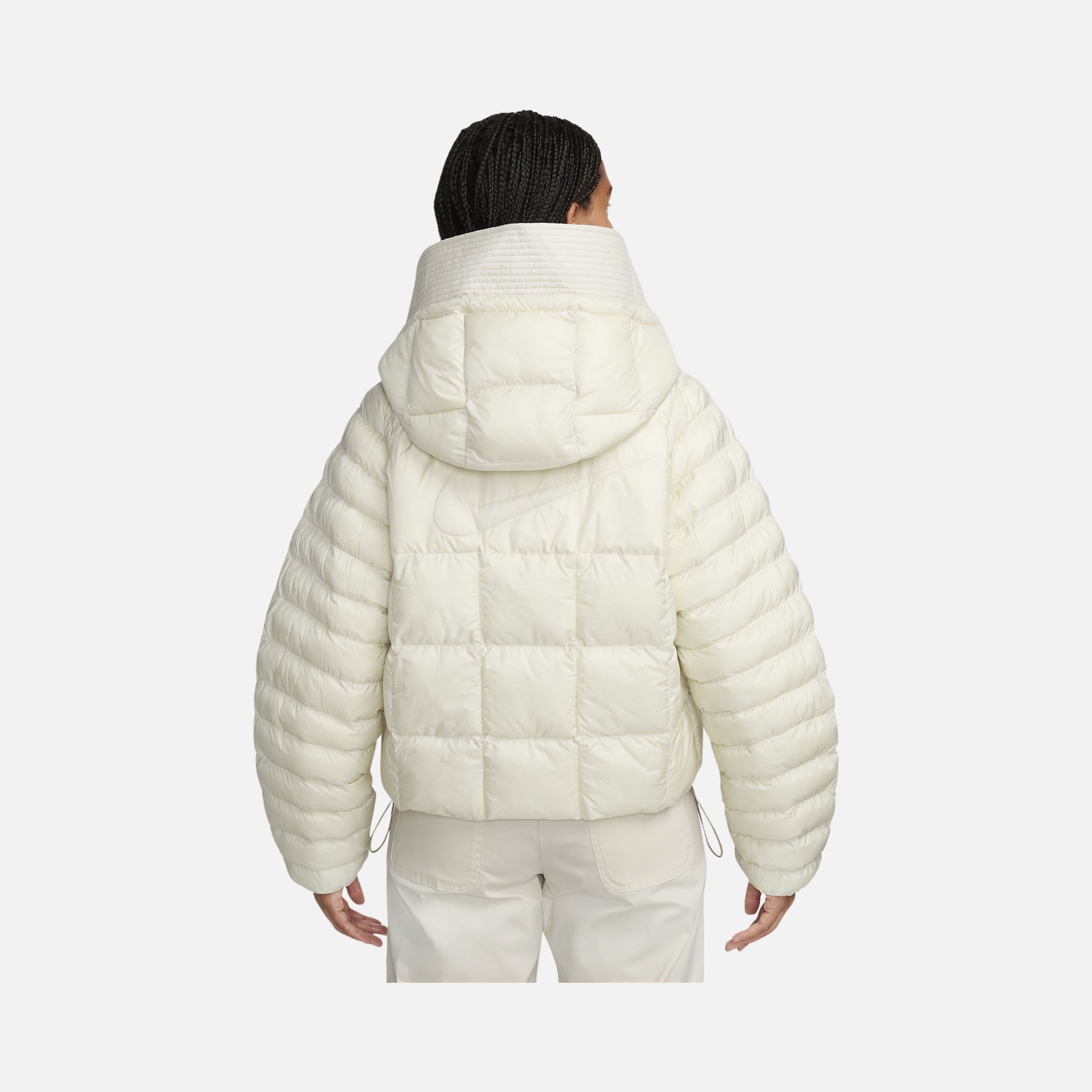 Nike Sportswear Therma-Fit PrimaLoft® Thermoplume® Oversized Swoosh Puffer Full-Zip Hoodie Kadın Mont