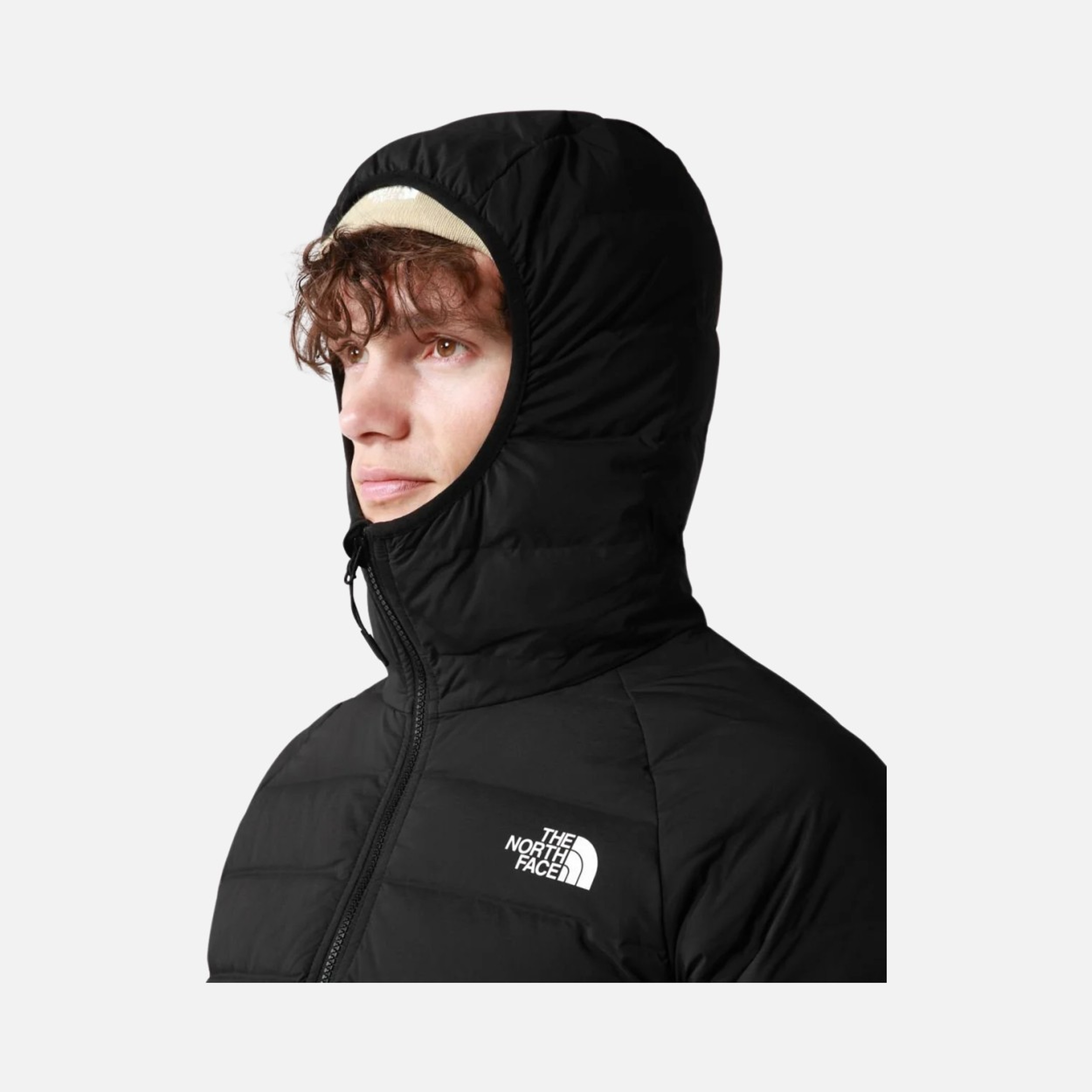 North Face Belleview Stretch Goose Down 600 Full-Zip Hoodie Erkek Mont