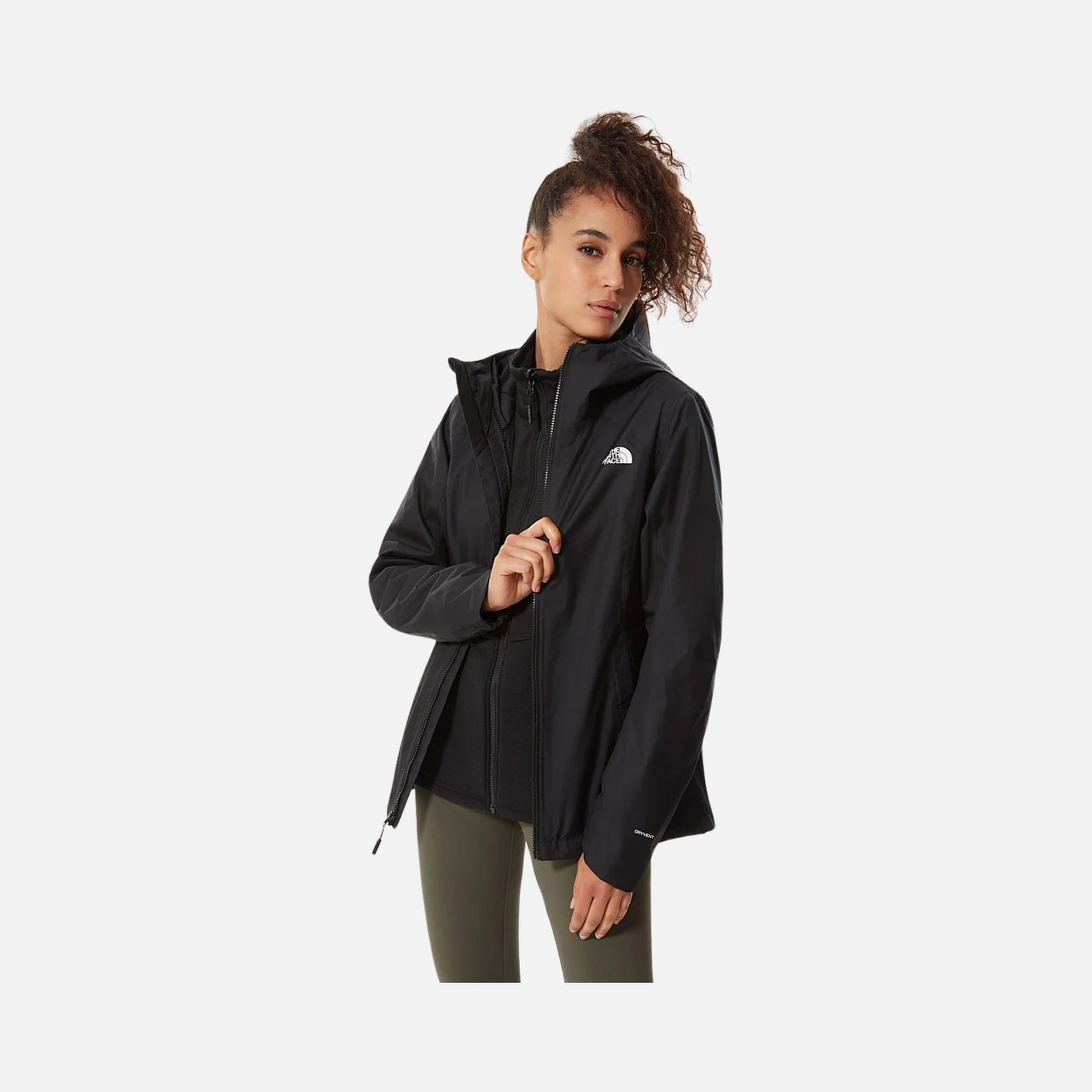 North Face Quest Triclimate® Zipper Connection DryVent™ Compatible Full-Zip Hoodie Kadın Mont