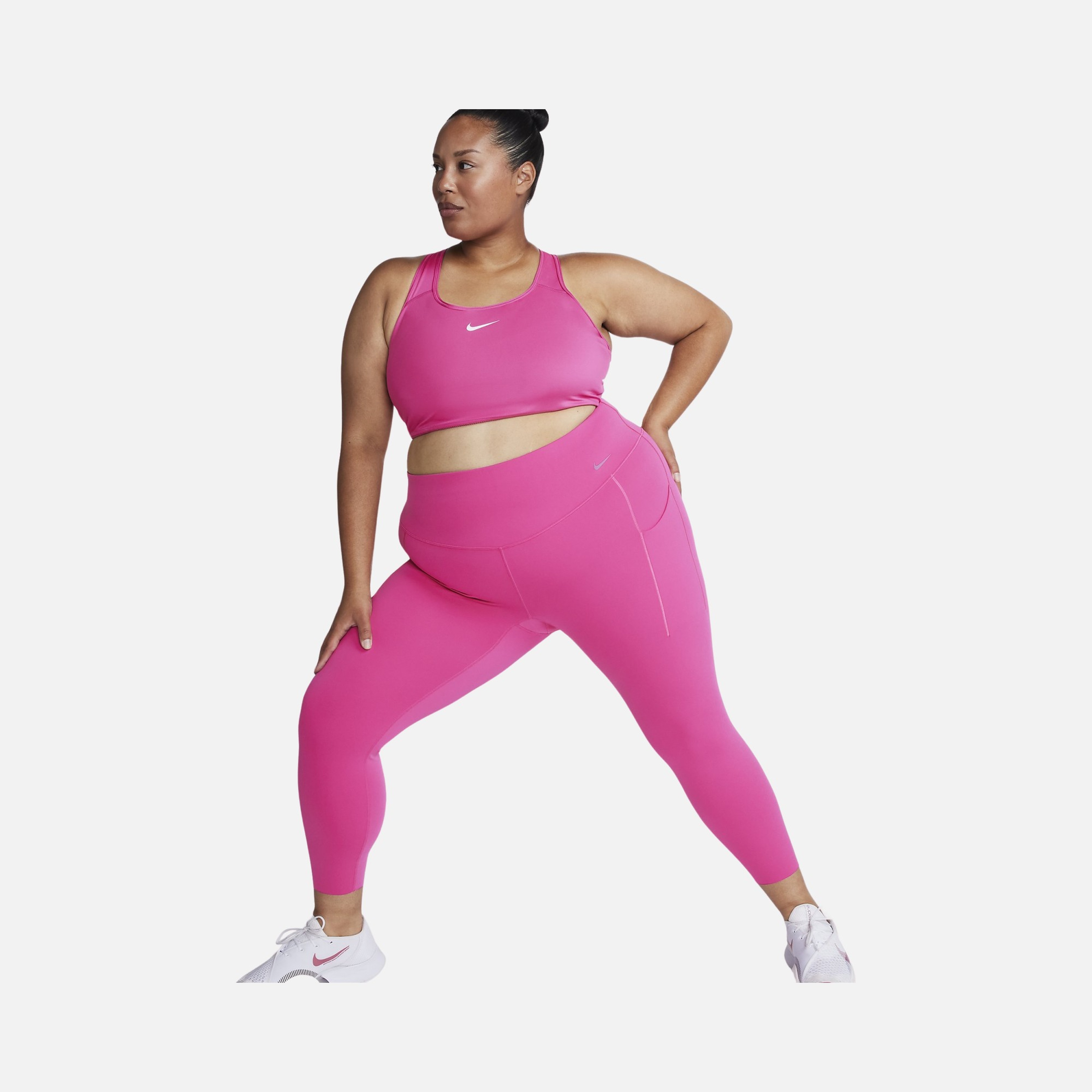 Nike Universa Medium-Support High-Waisted 7/8 Training (Plus Size) Kadın Tayt
