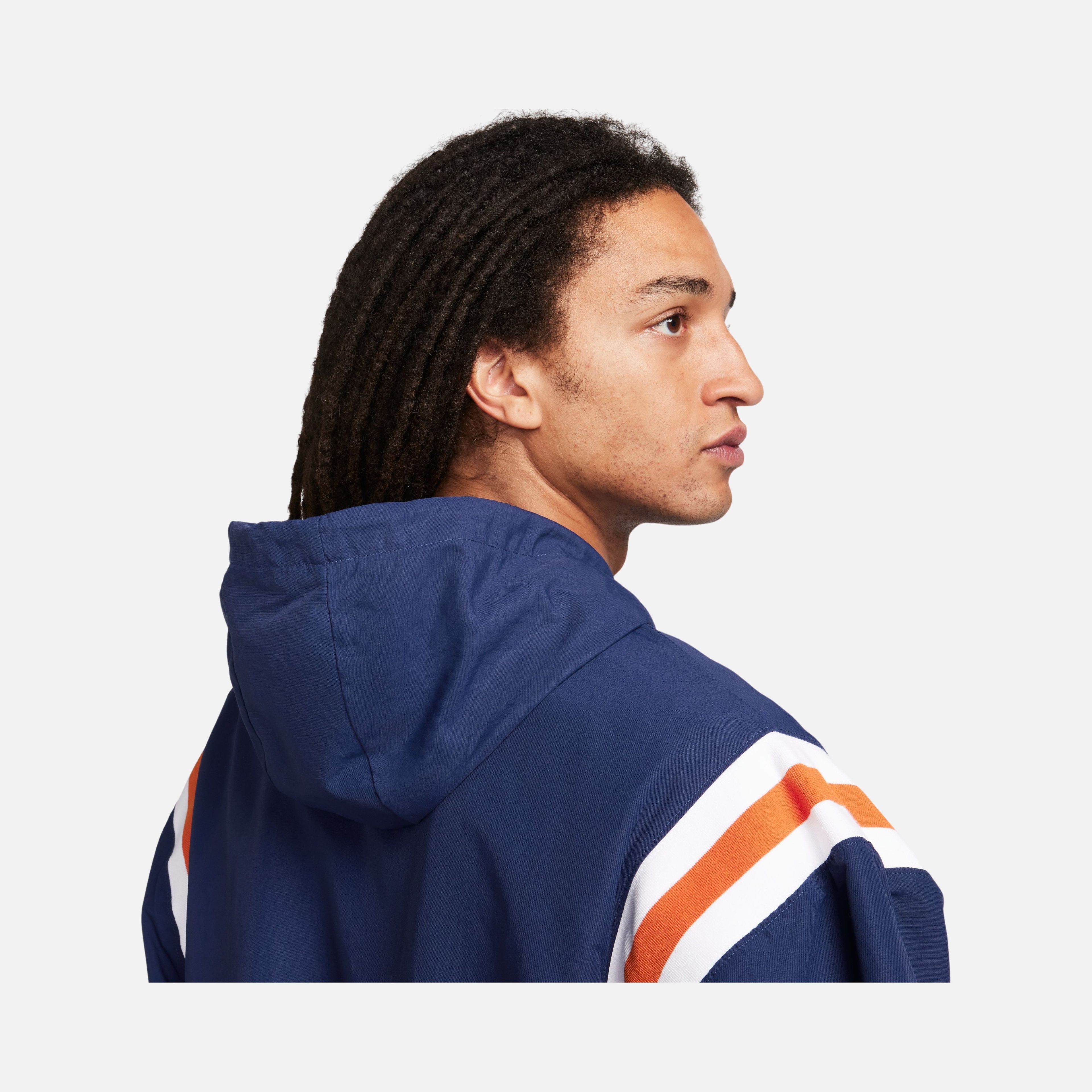 Nike Sportswear Authentics Woven Lined 1/2-Zip Hoodie Erkek Sweatshirt