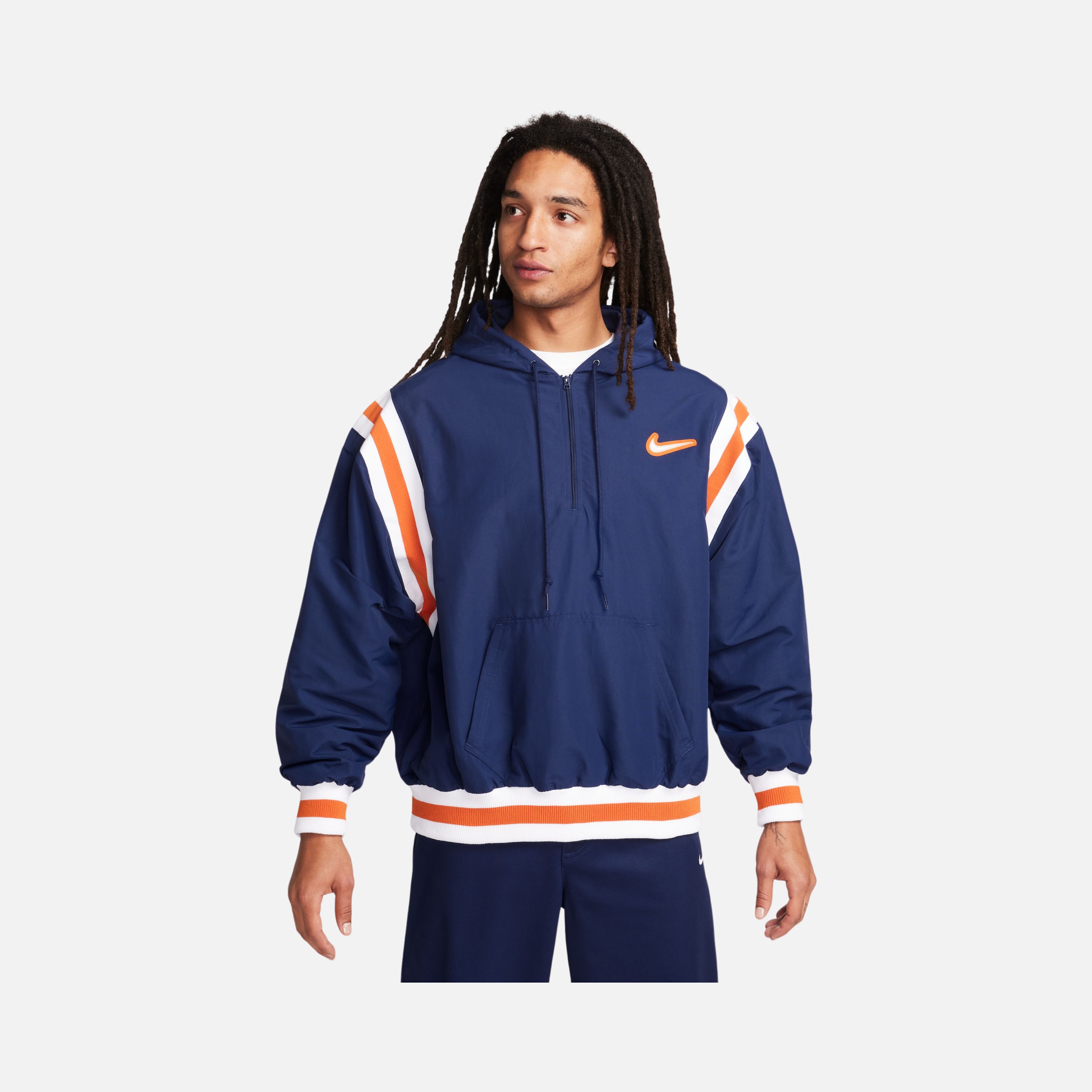 Nike Sportswear Authentics Woven Lined 1/2-Zip Hoodie Erkek