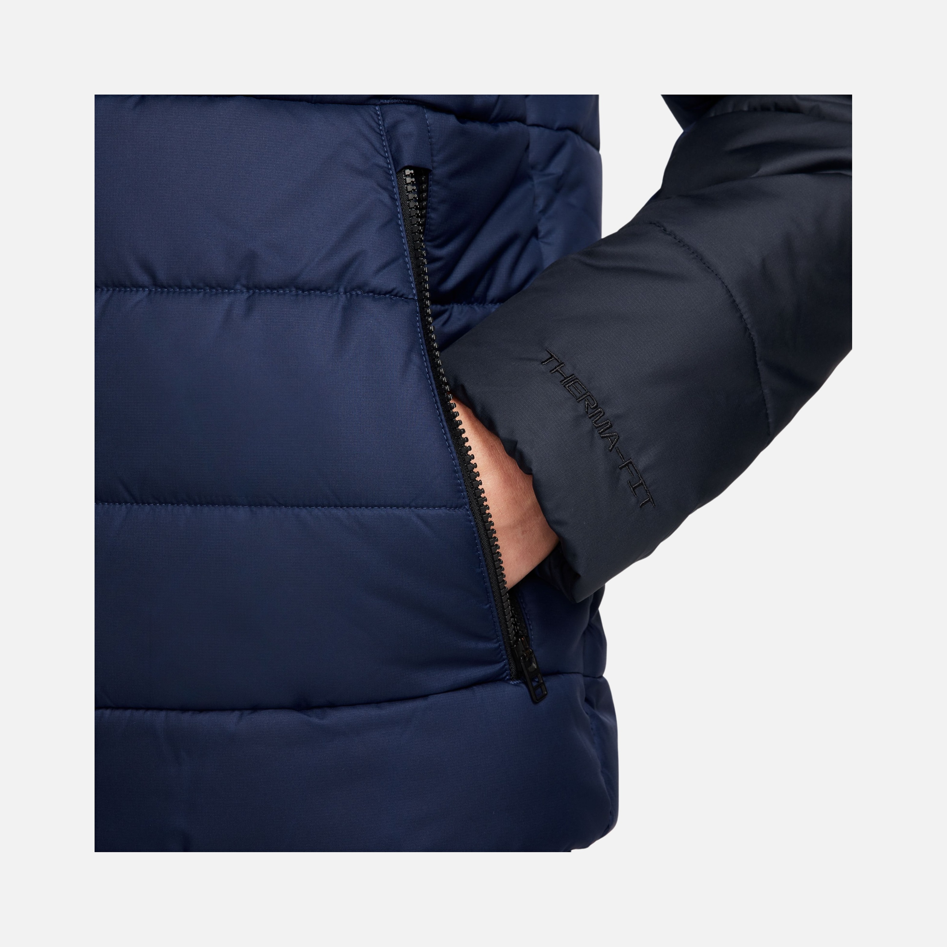 Nike Sportswear Swoosh Air Therma-Fit Synthetic-Fill Full-Zip Hoodie Erkek Ceket