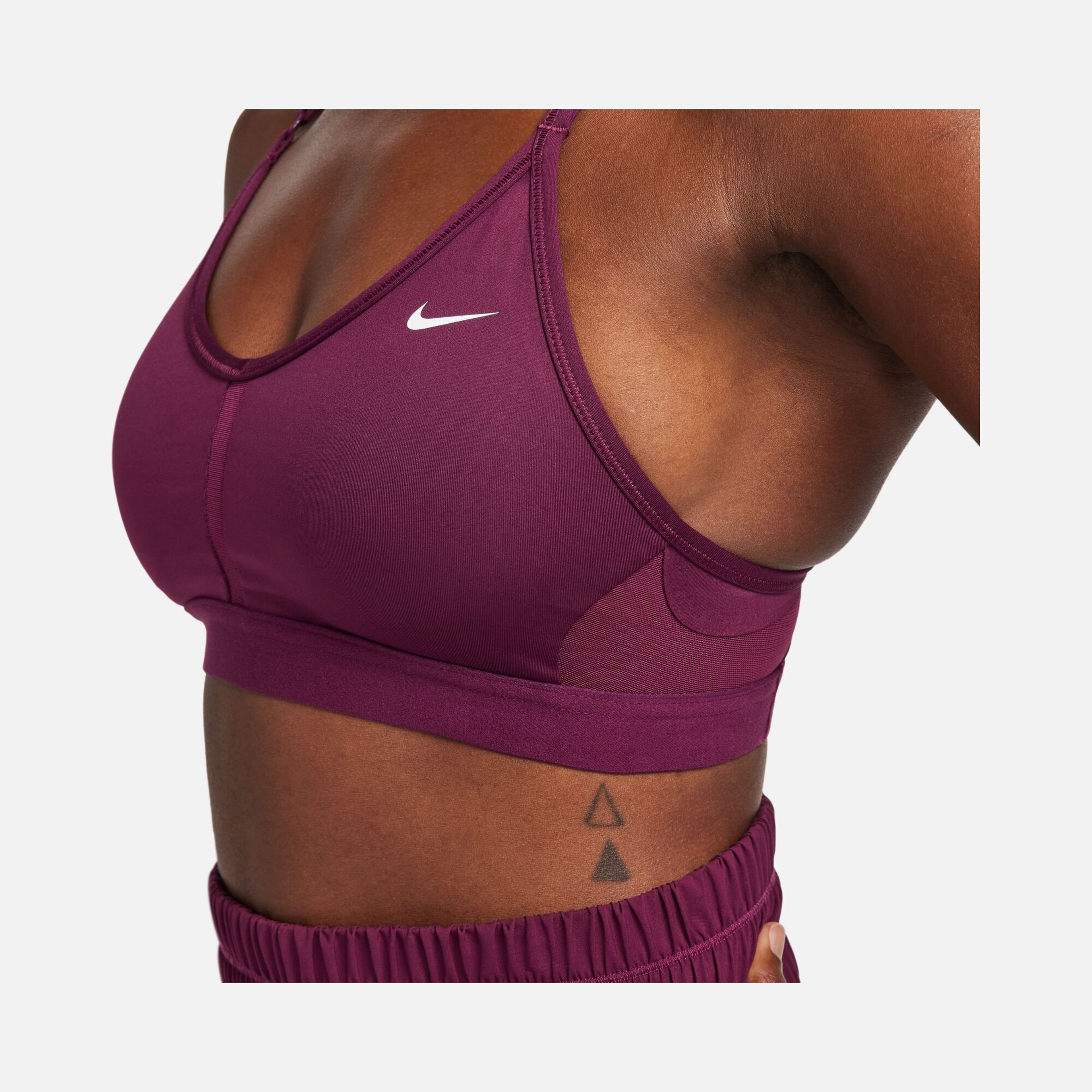 Nike Dri-Fit Indy V Neck Light-Support Sports Training Kadın Bra
