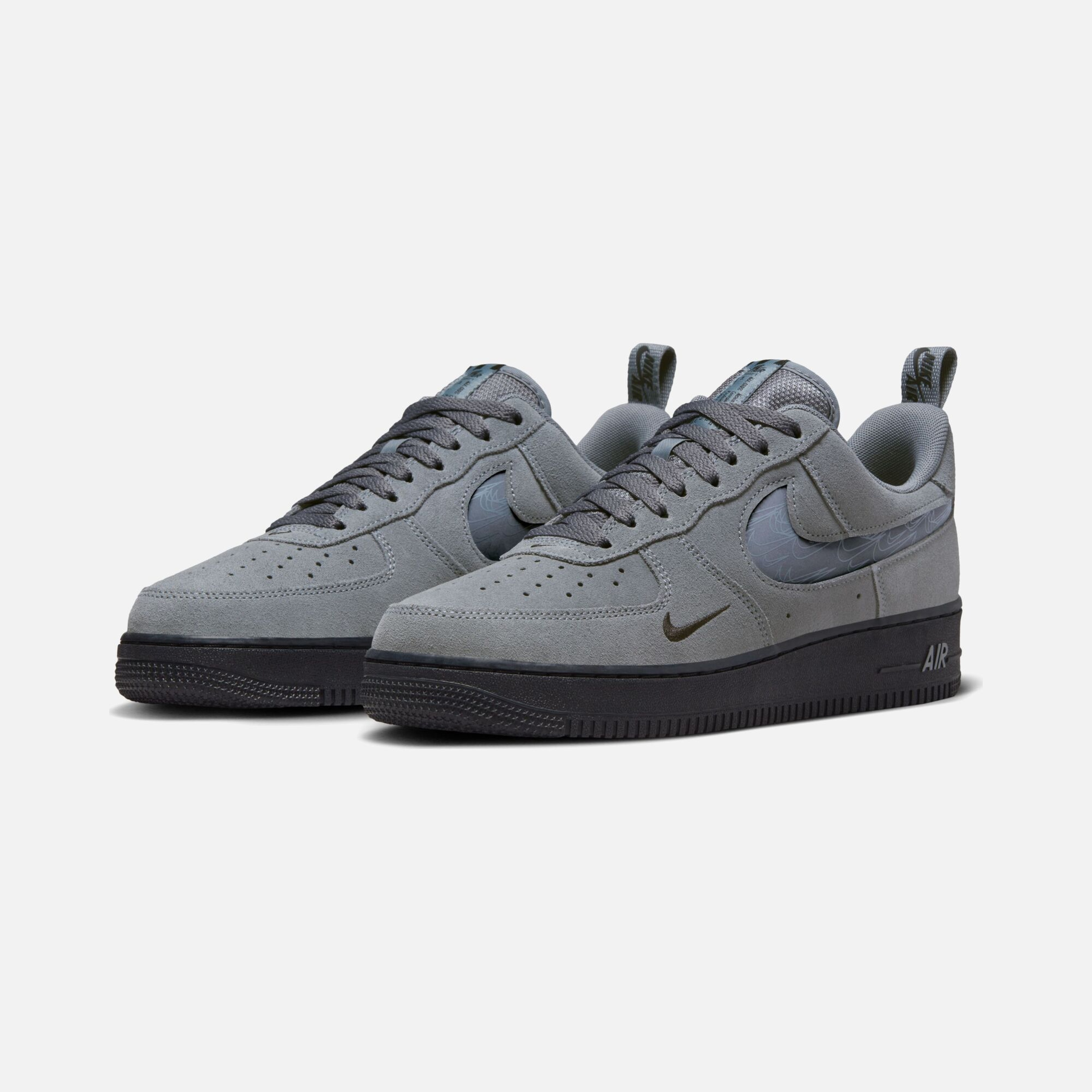 Nike Air Force 1 '07 LV8 ''Reflective Multi Swoosh'' Erkek Spor Ayakkabı